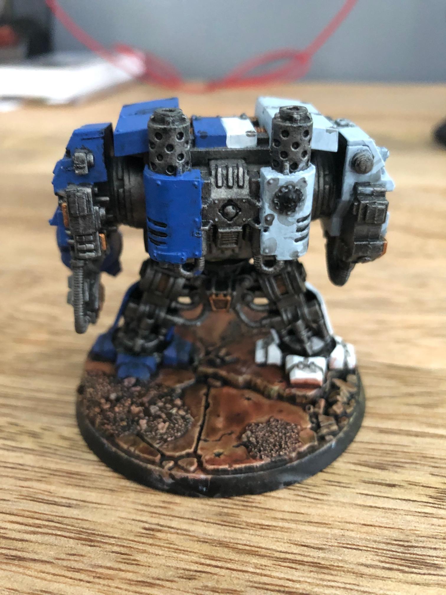 Marines Errant Wip, Dreadnought WIP (rear)