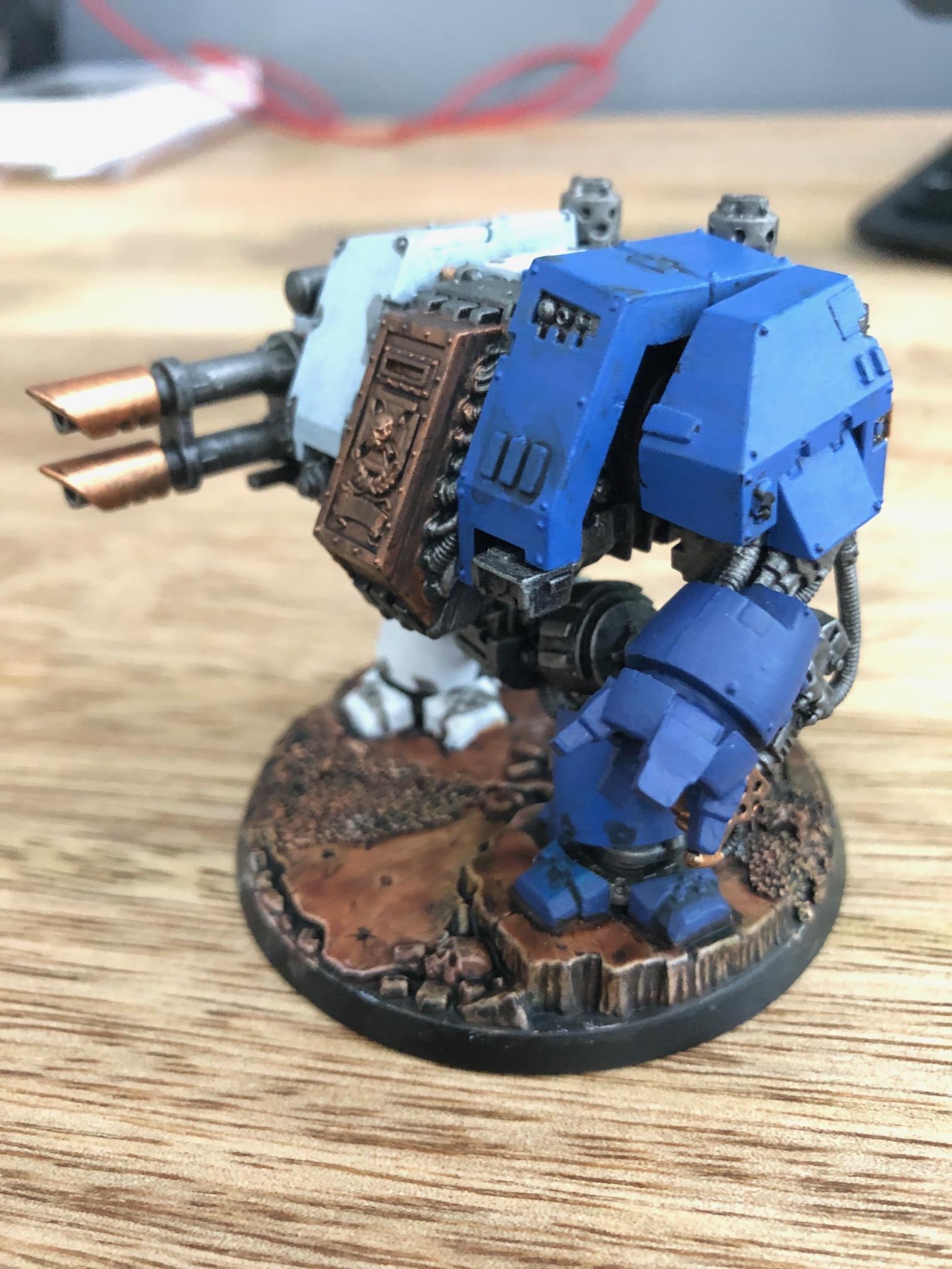 Marines Errant Wip, Dreadnought WIP (side)