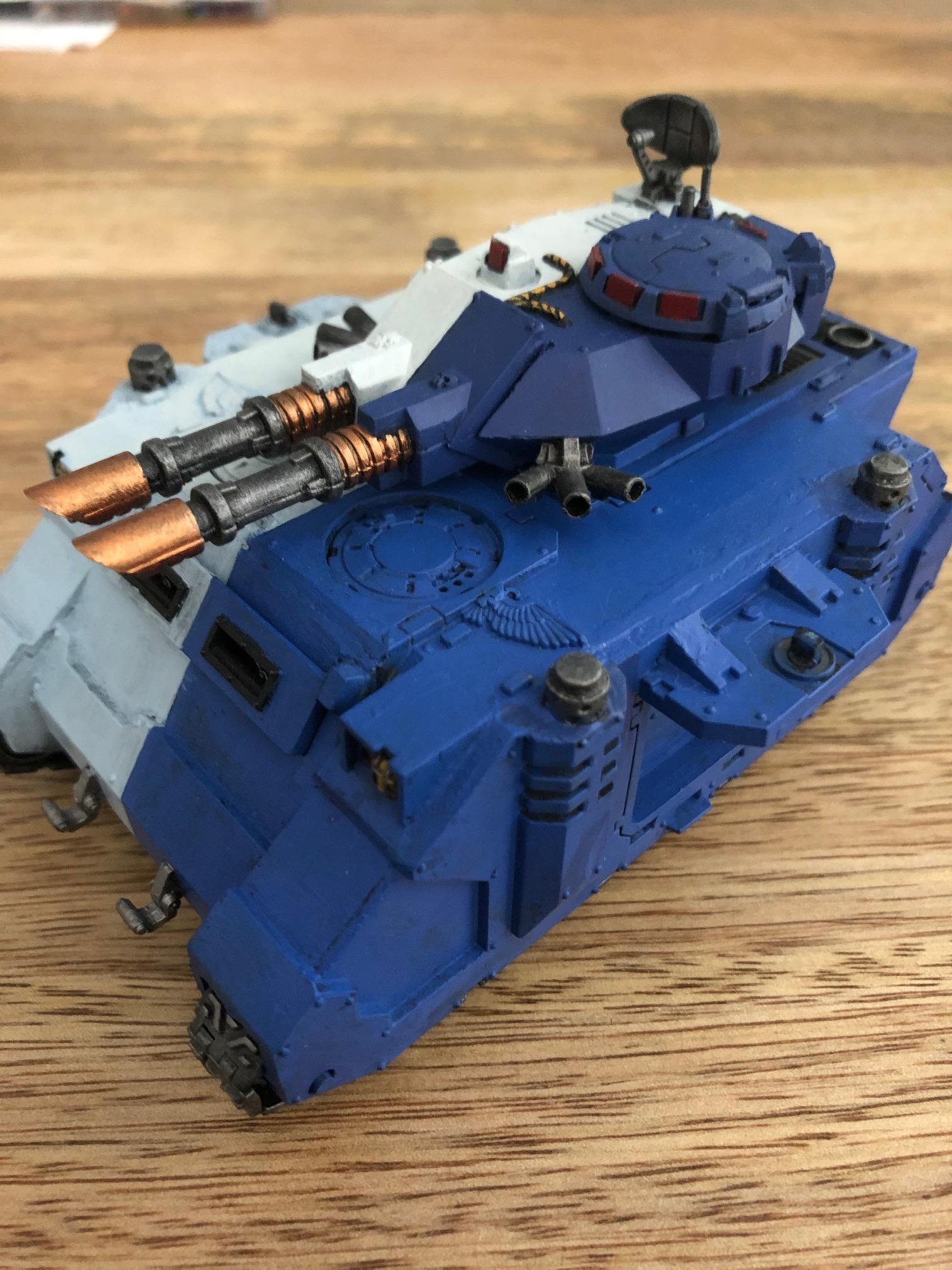 Marines Errant Wip, Predator WIP (side)