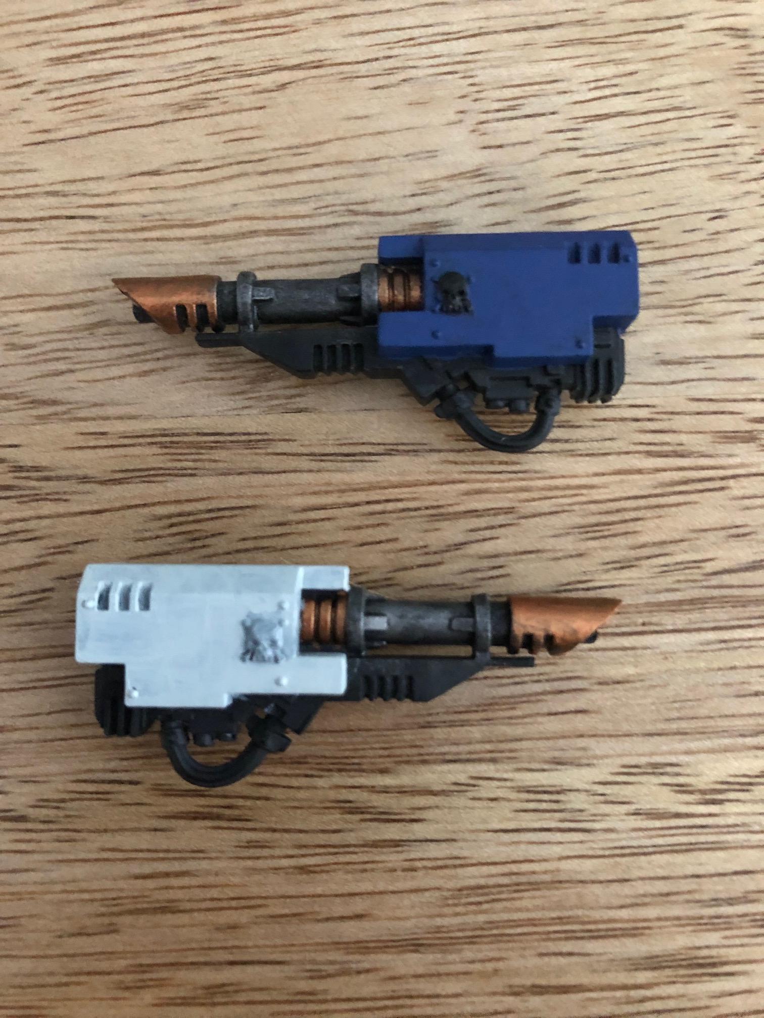 Marines Errant Wip, Predator WIP (lascannons)