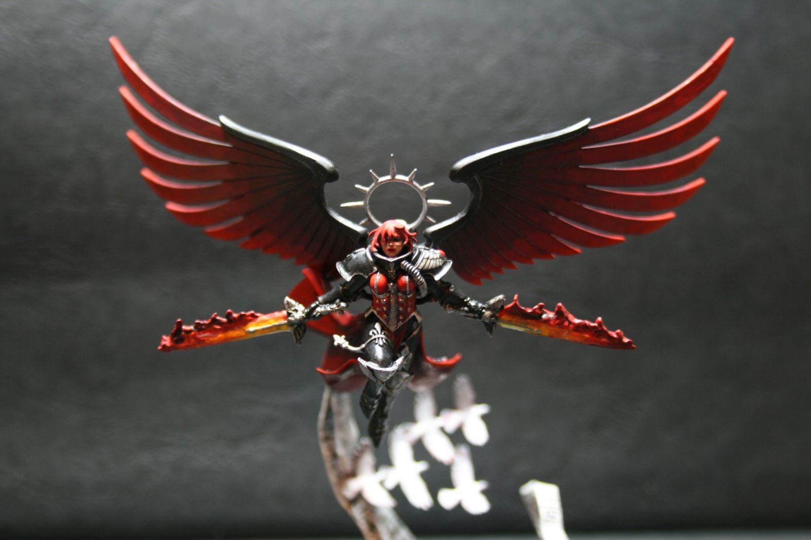Adepta, Celestine, Dual Weild, Flaming Swords, Living Saint, Sororitas