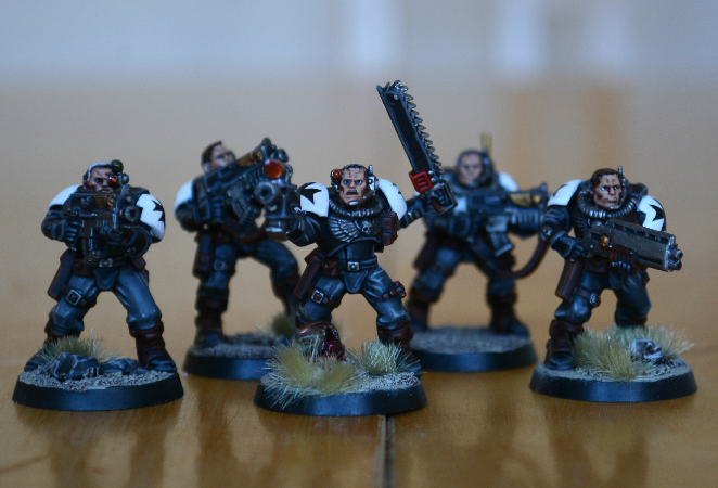 Assault, Black, Black Templars, Blanche, Chainsword, Conversion, Forge World, Imperium, Space Marines, Tactical Squad, Templars, Terminator Armor