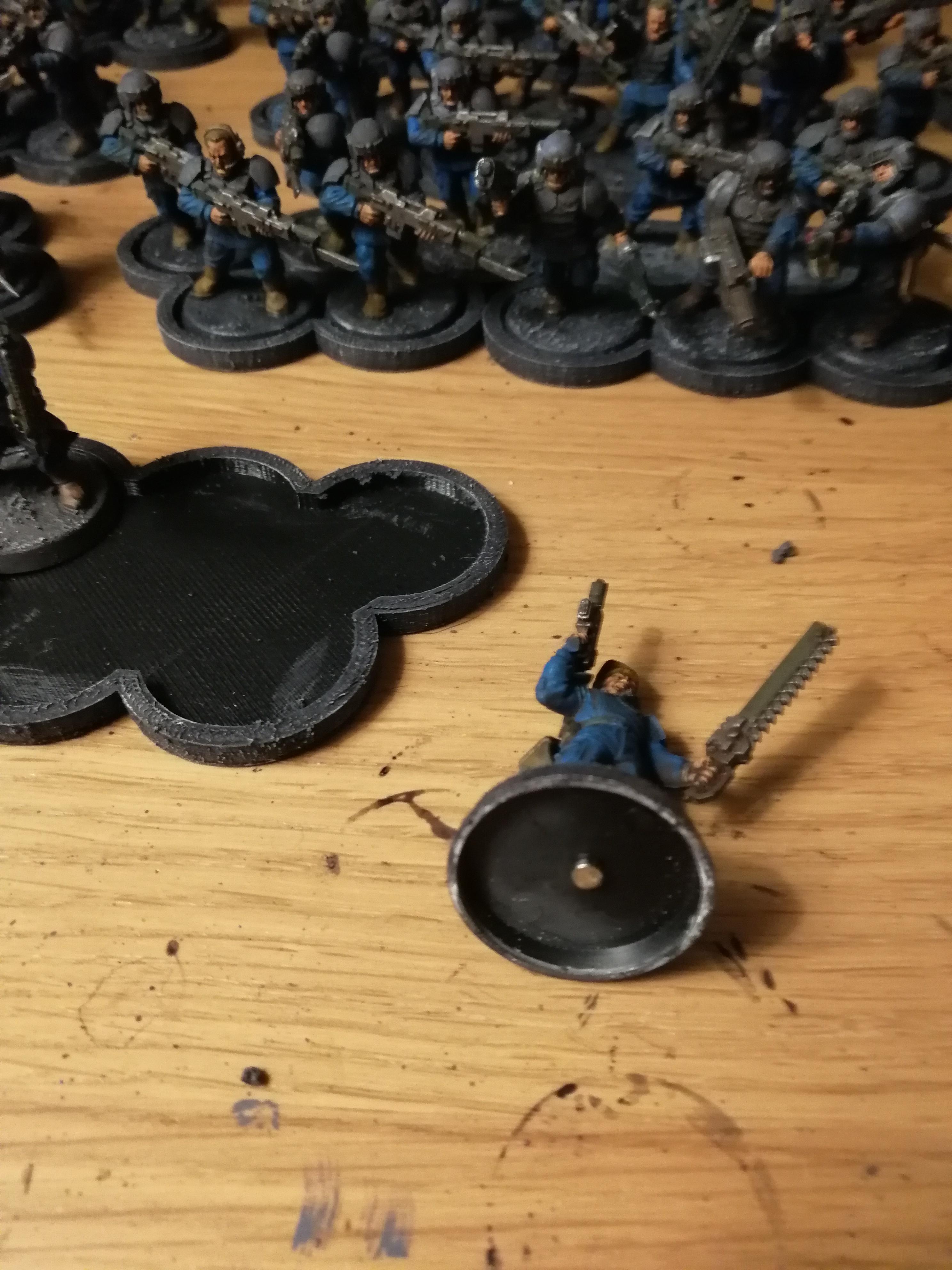 Base with magnet underneath