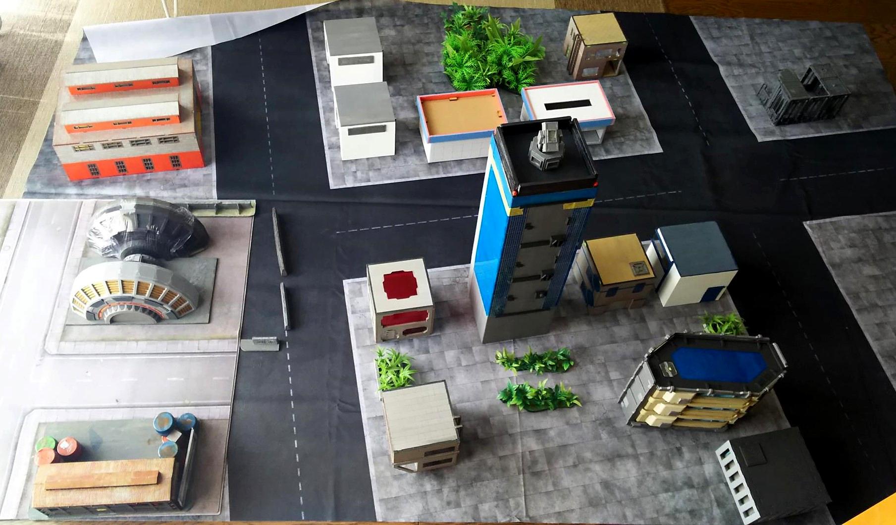 Buildings, Terrain, Work In Progress