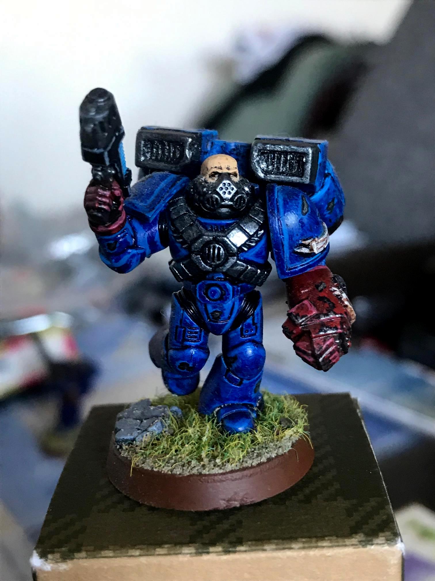 Crimson Fists, Primaris, Space Marines, Terminator Armor, Warhammer 40,000