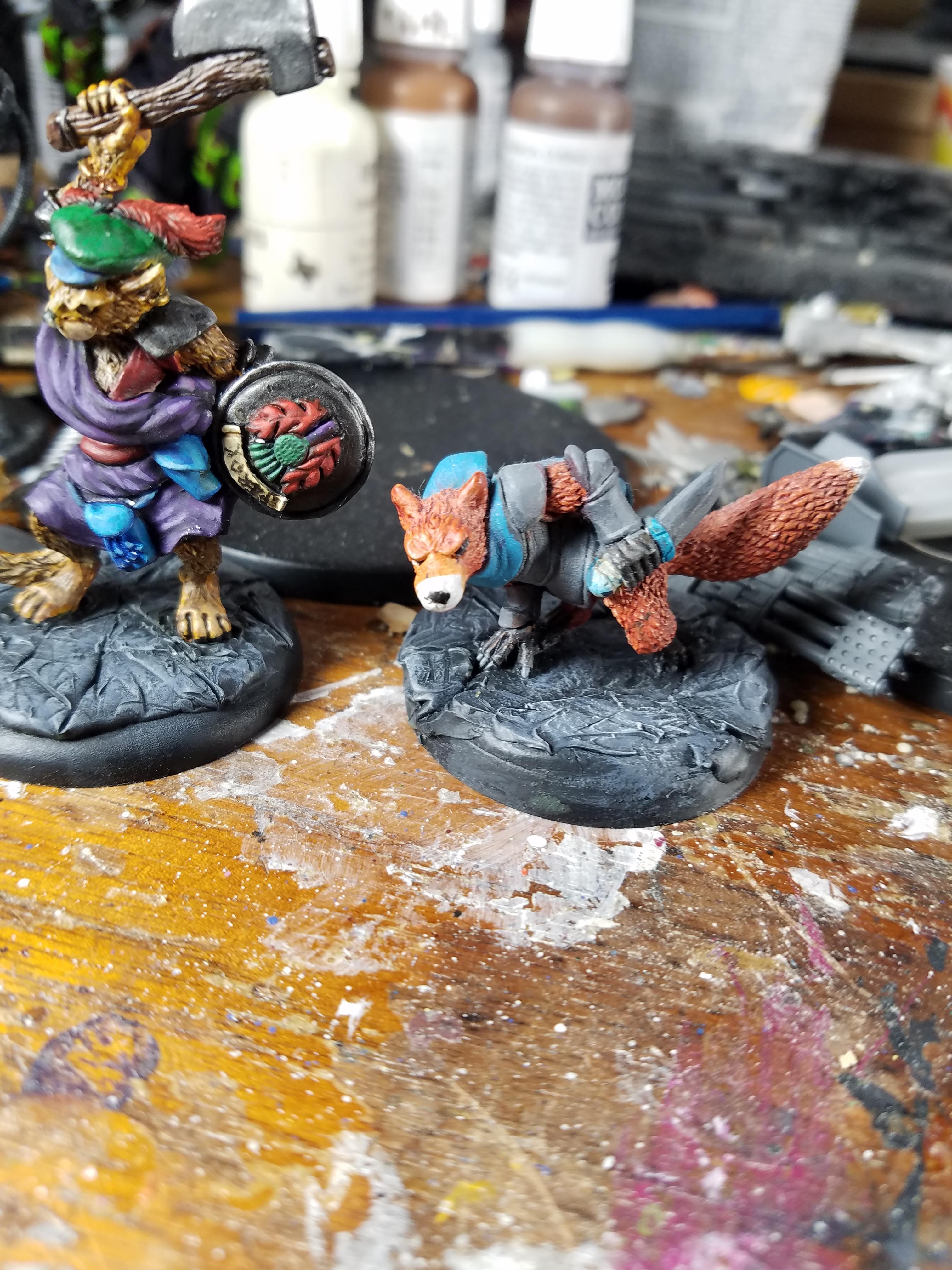 Animal Adventurers, Fox, Oathsworn Miniatures, Wildcat