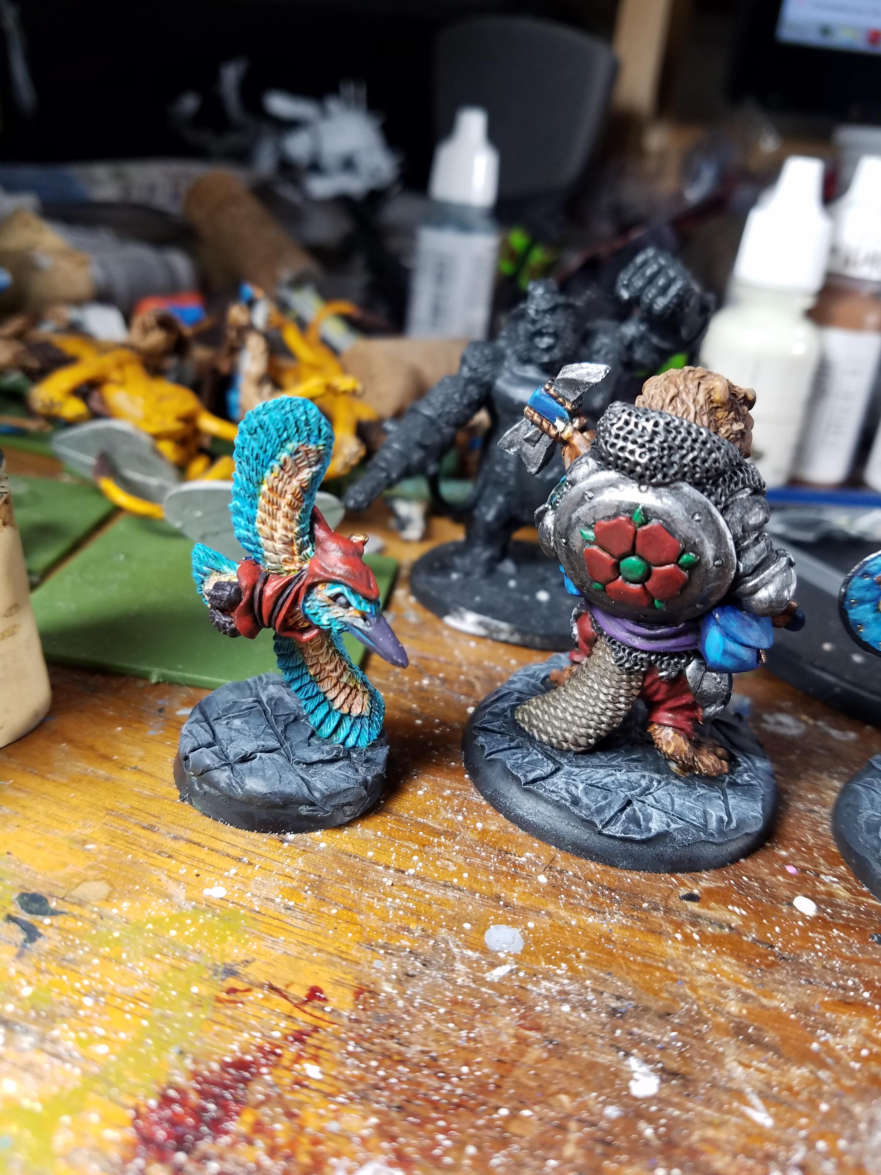 Angry Beaver, Animal Adventurers, Beaver, Kingfisher, Oathsworn Miniatures