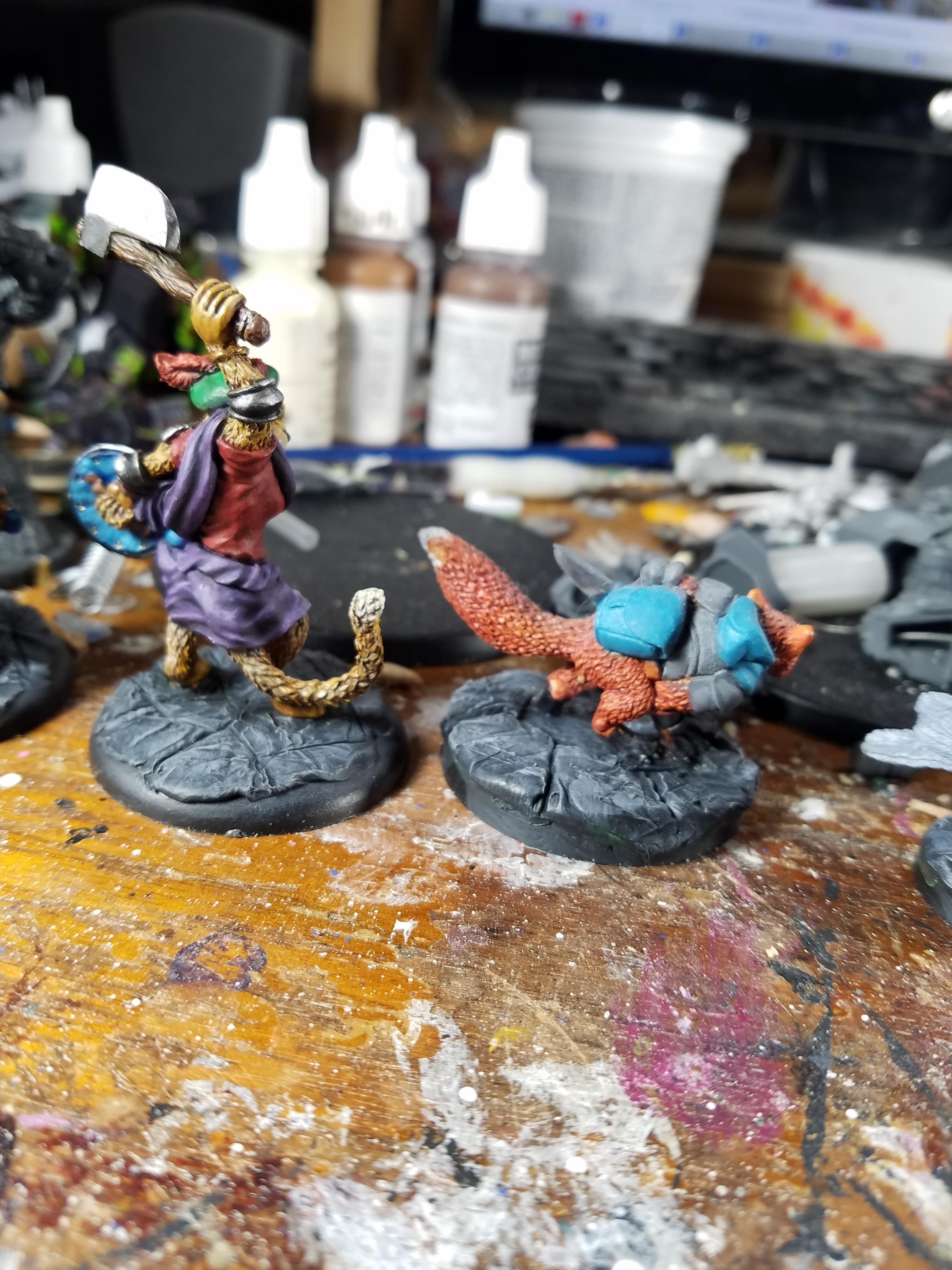 Animal Adventurers, Fox, Oathsworn Miniatures, Wildcat