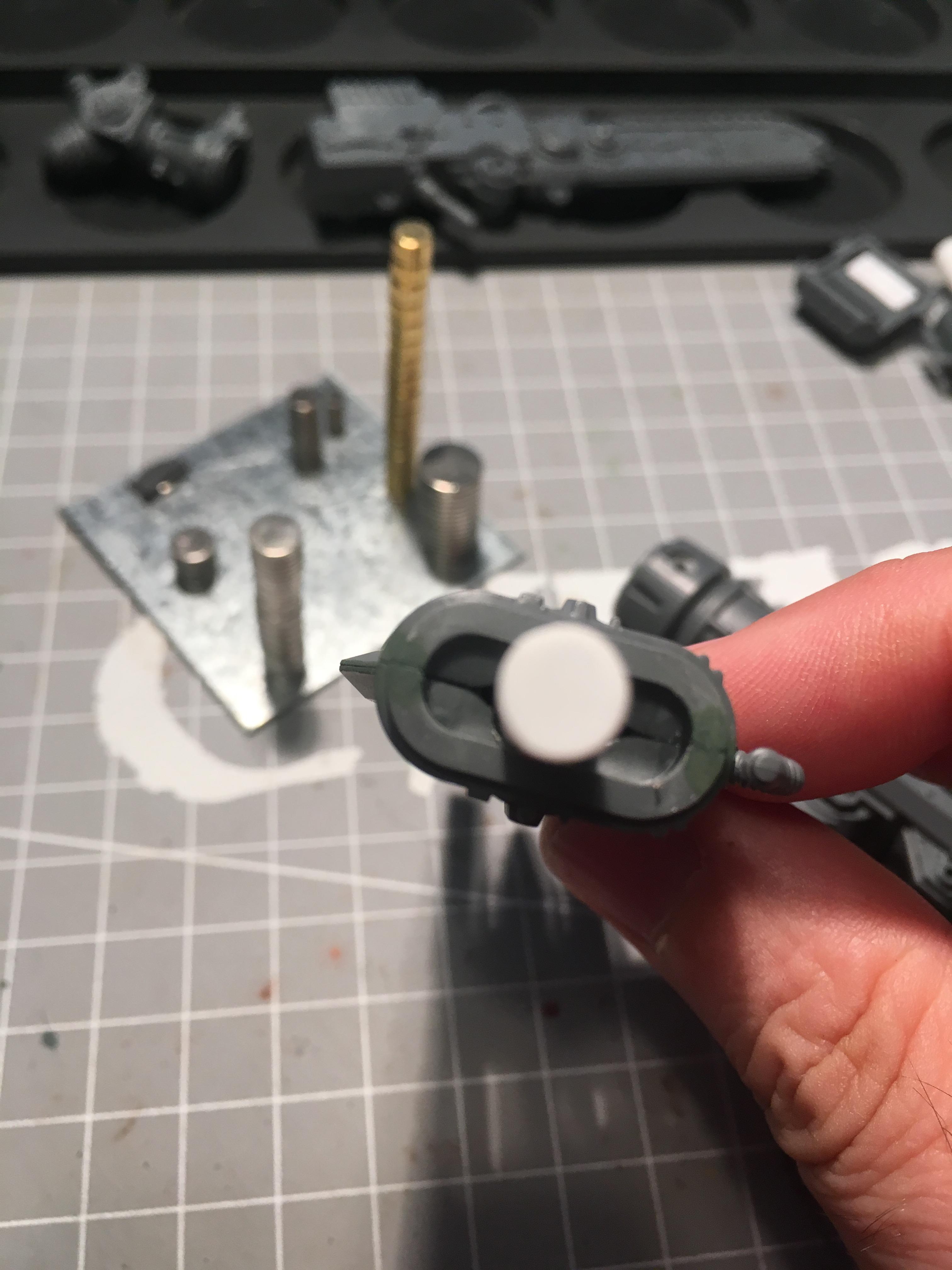 Imperial Knights, Magnetisation, Questoris, Warhammer 40,000, Work In Progress