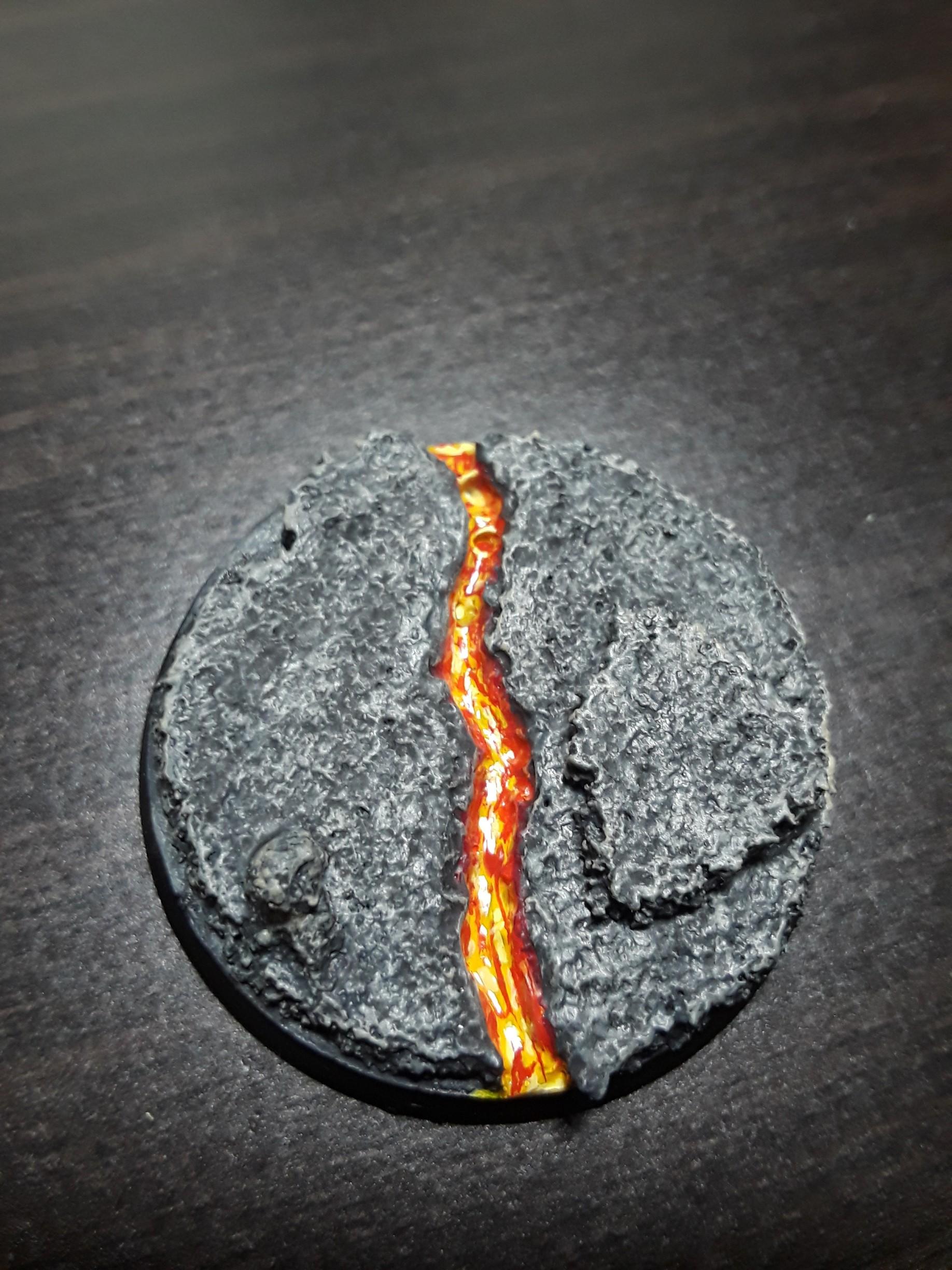 My first attempt at a lava base
