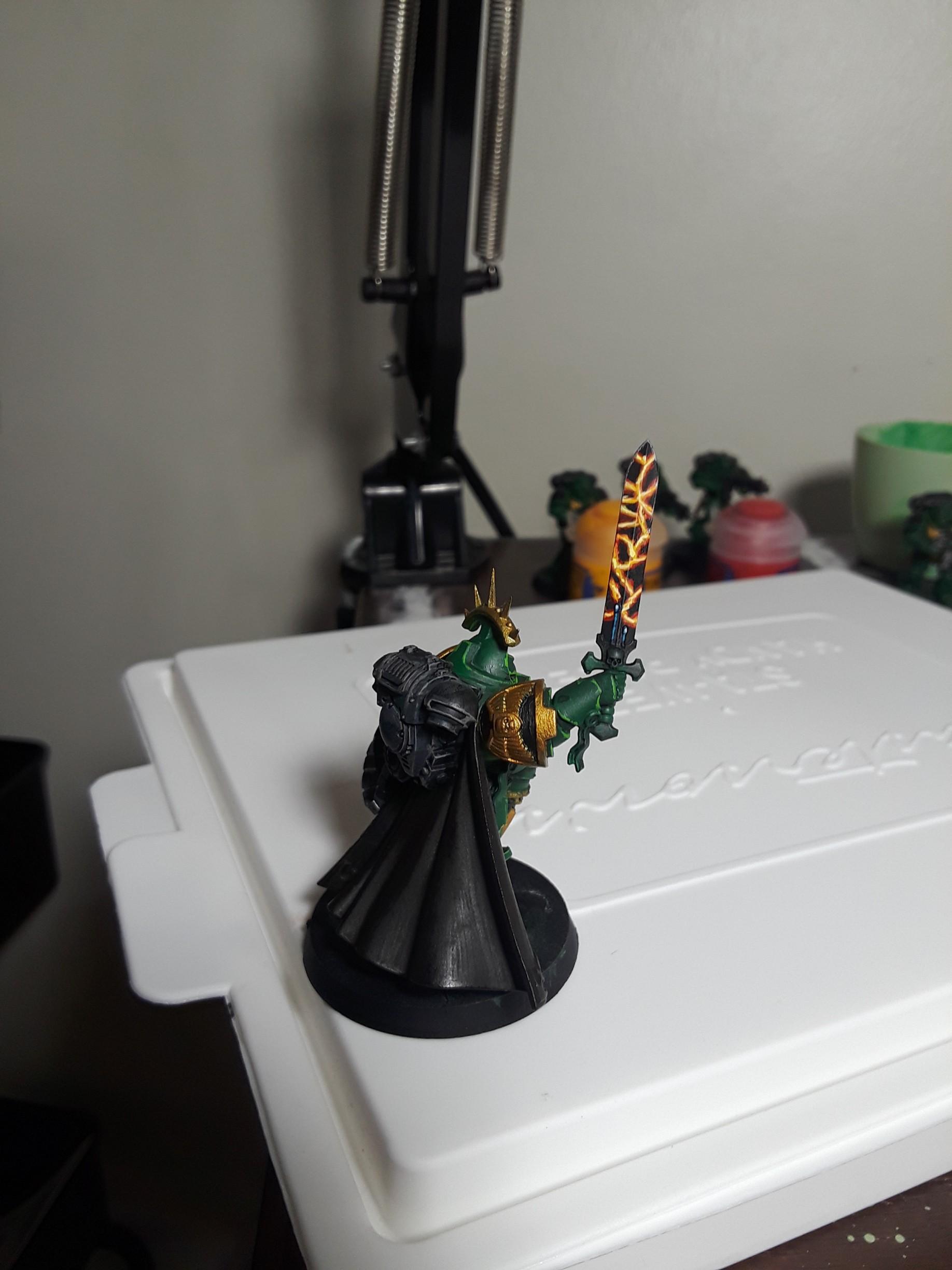 First attempt at a lava power sword after all went well with bases