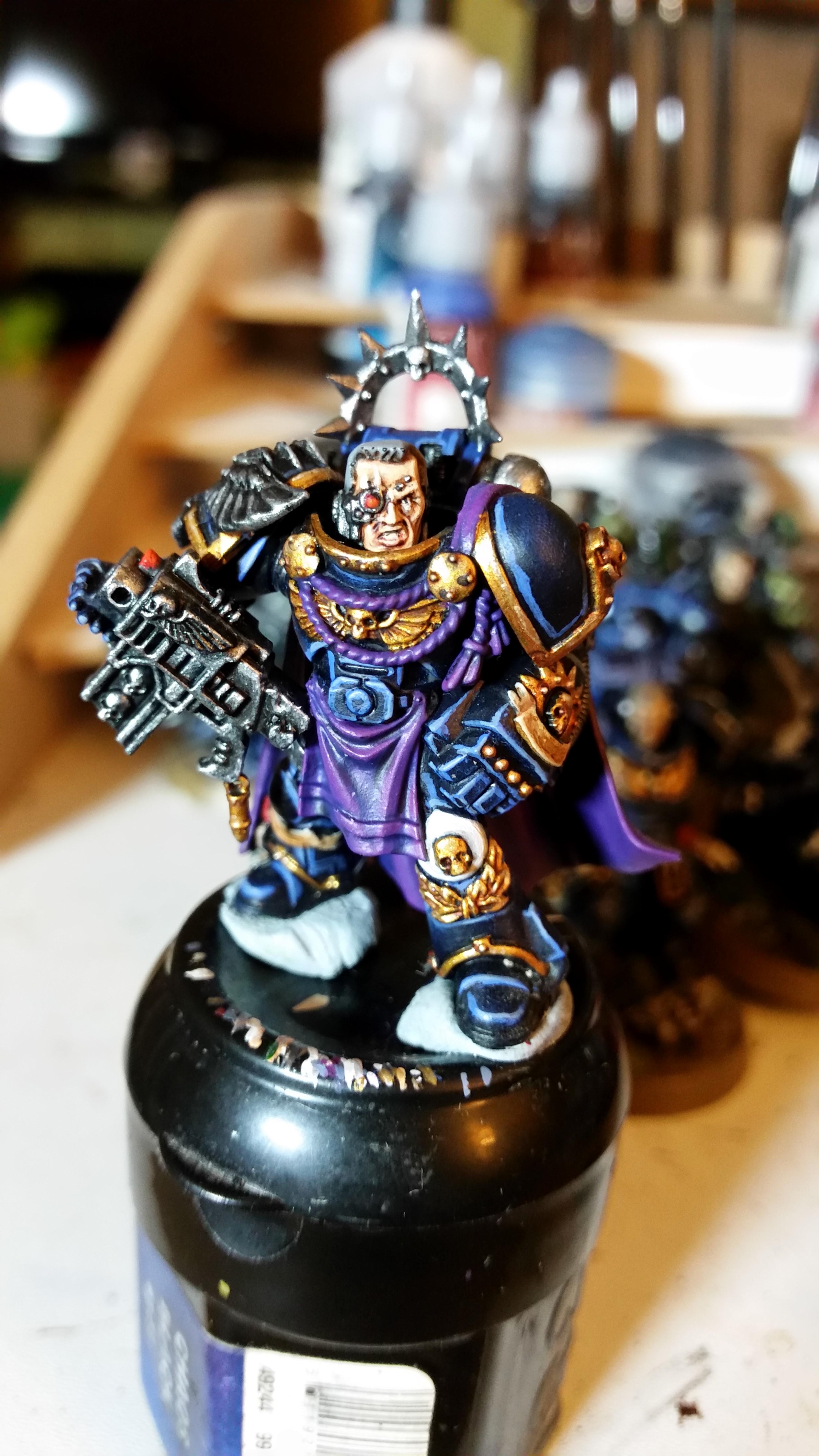 Limited Edition Captain, Space Marines, Ultramarines, Work In Progress