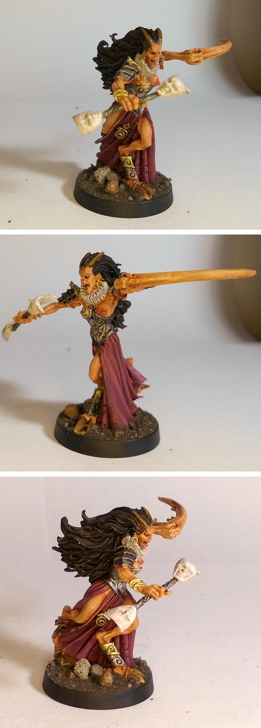 Chaos, Daemons, Female, Slaanesh, The Masque, Warhammer 40,000, Warhammer Fantasy