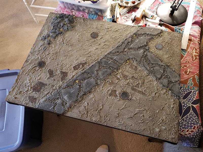 Kill Team board, now complete