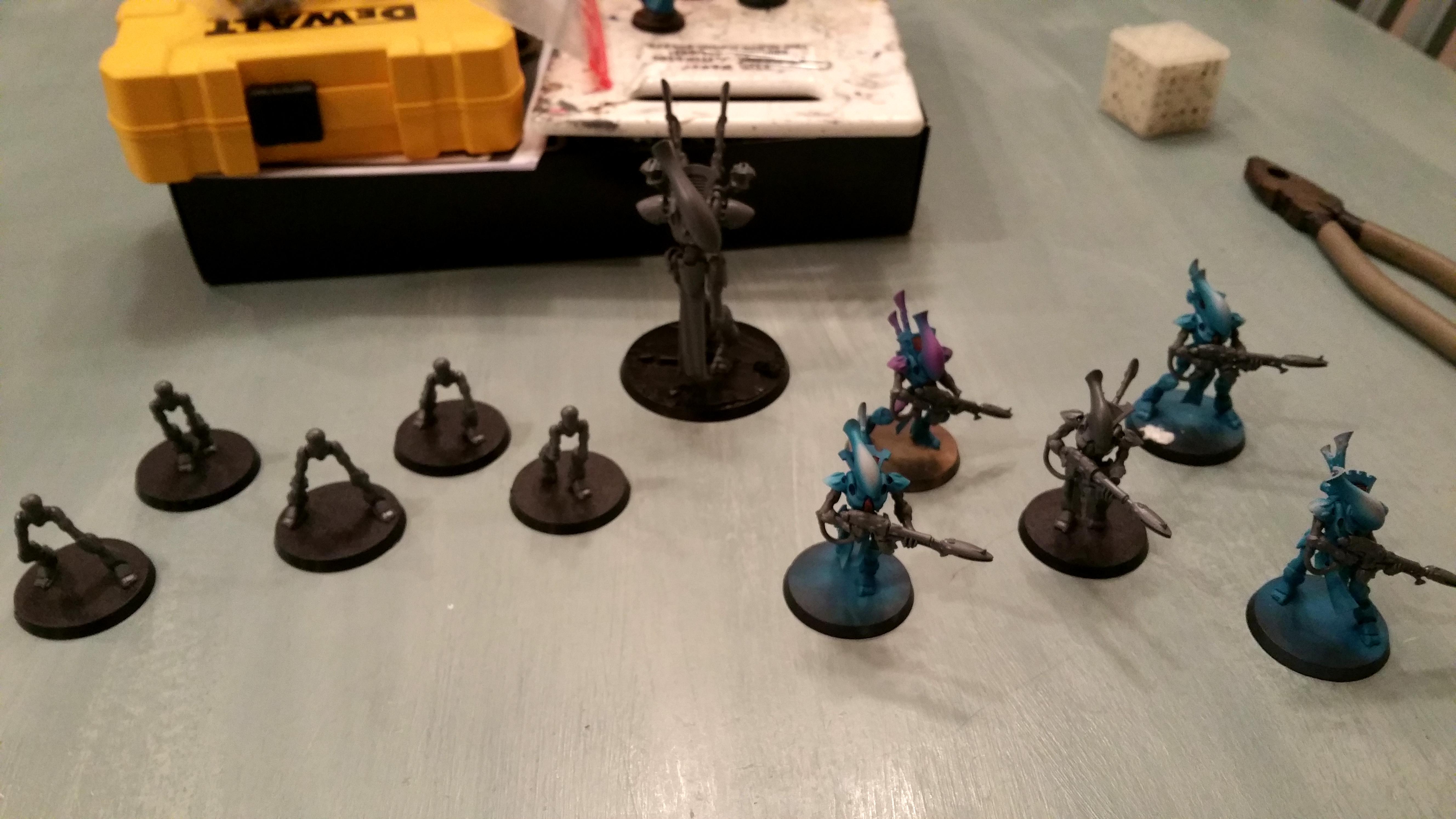 Eldar, Magnetization, Magnetize, Warhammer 40,000, Work In Progress, Wraith, Wraithblades, Wraithguard
