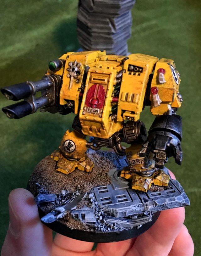 Imperial Fists, First painted model after a 8 year hiatus from the hobby