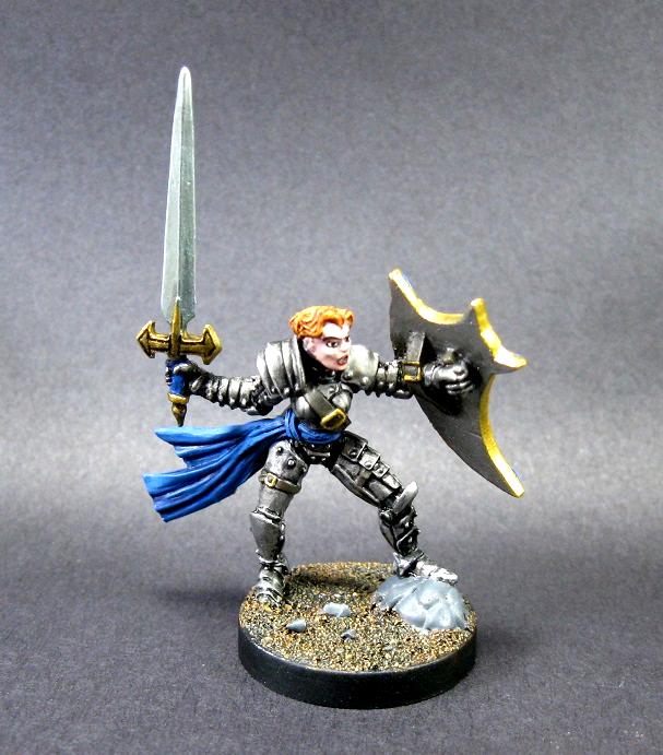 Chainmail Female Paladin, Chainmail Miniatures