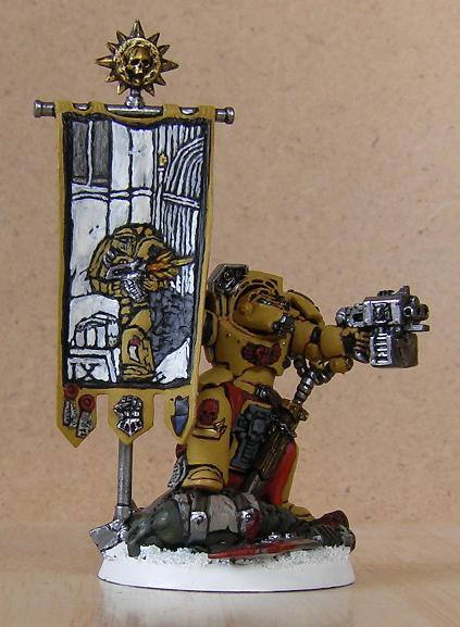 Imperial Fists Terminator Standard Bearer
