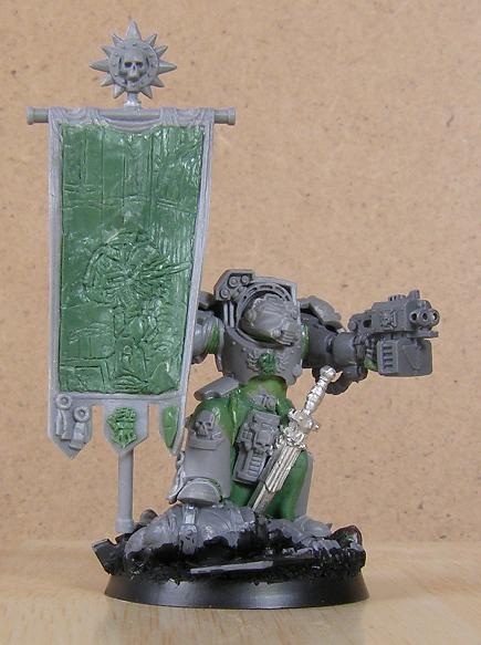 Imperial Fists Terminator Standard Bearer WIP