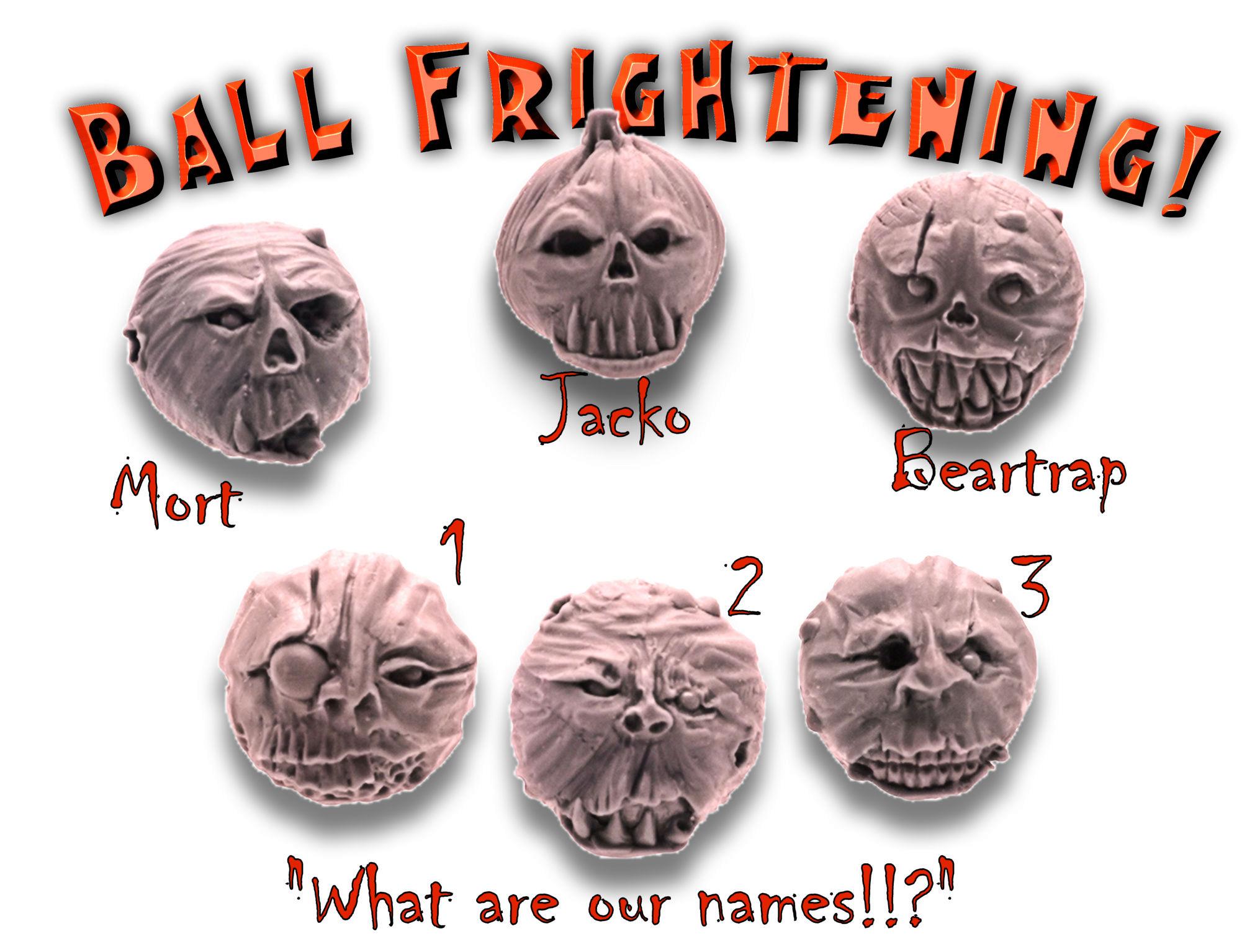 Ballmonsters, Balls, Halloween, Horro, Monsters