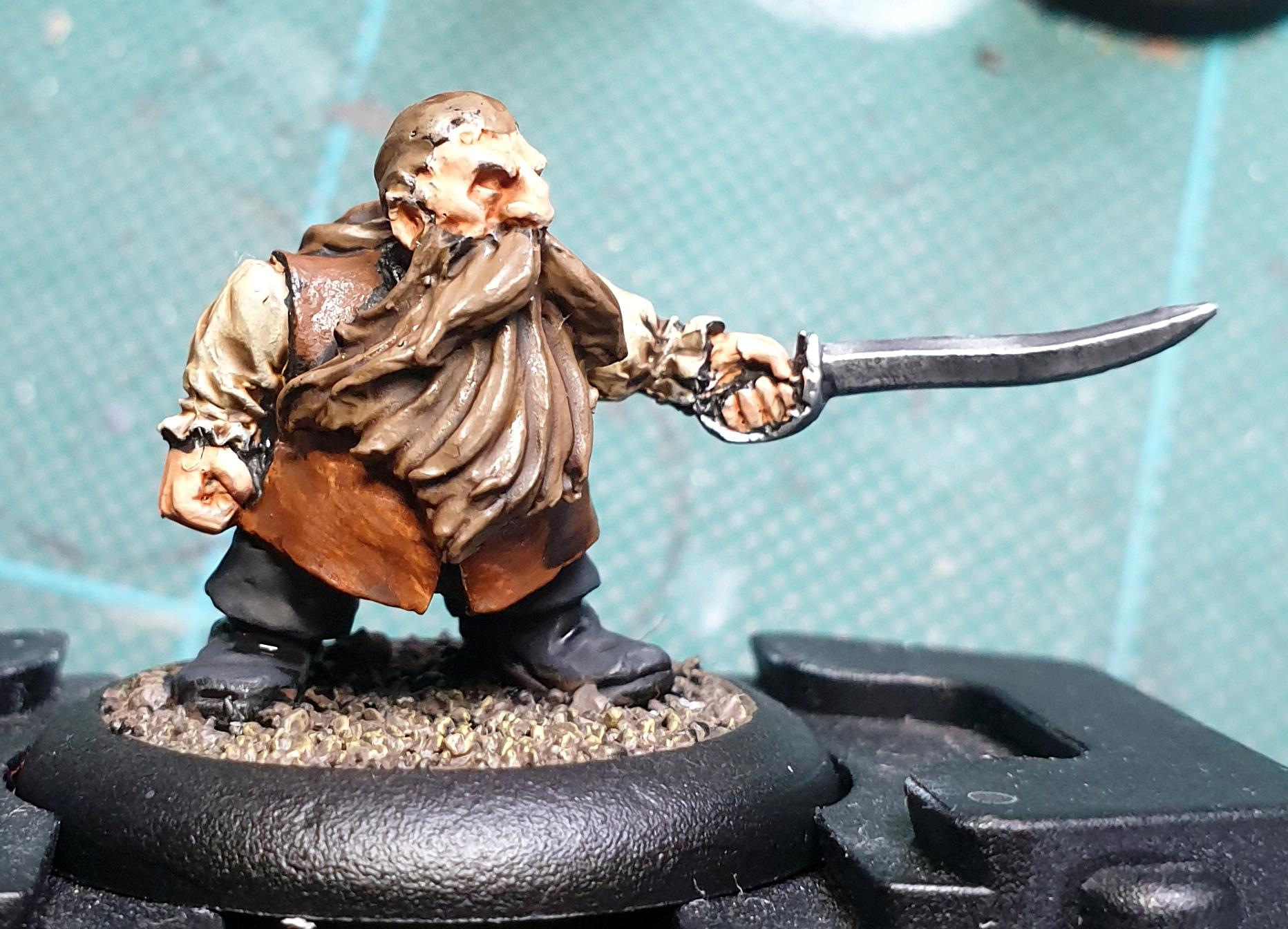 Black Scorpion Miniatures, Dwarves, Pirate, Work In Progress