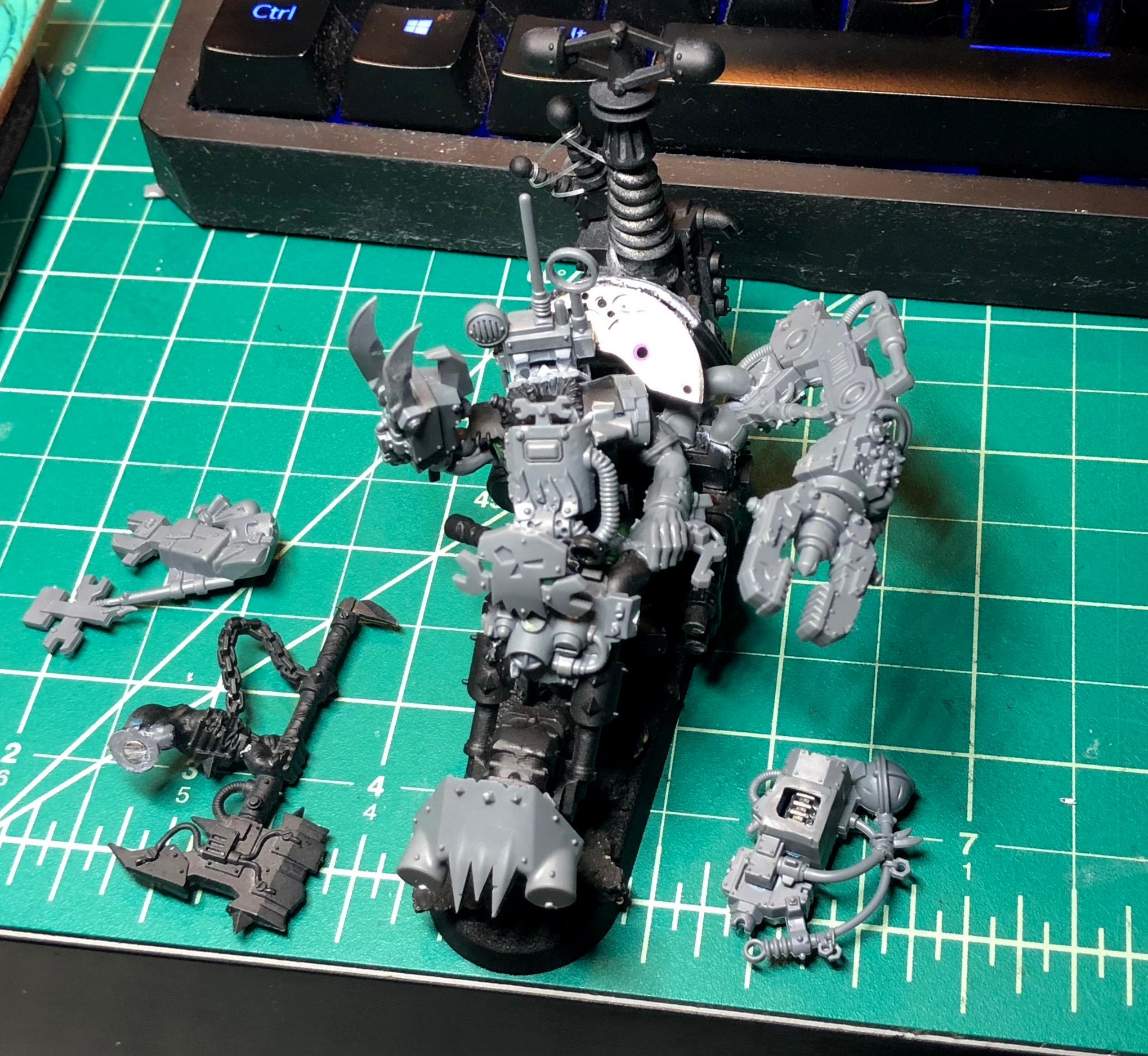 Big Mek, Bike, Fixer Uppa, Kustom Force Field, Kustom Forcefield, Warbike