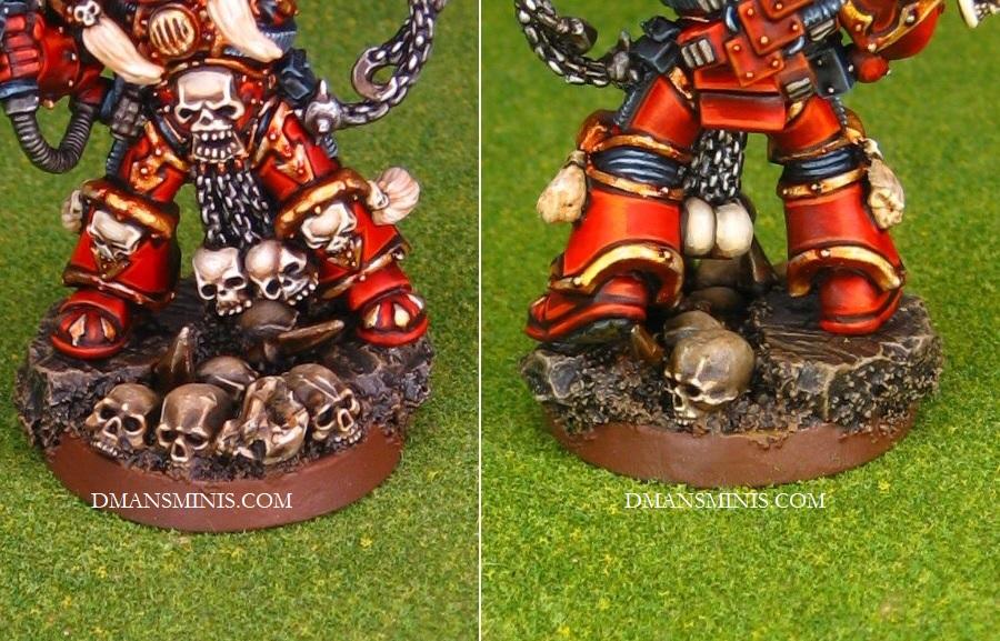 Kharn The Betrayer skulls base