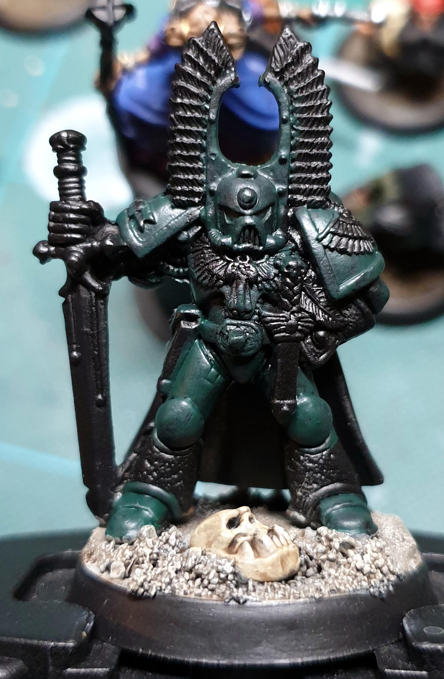 Work In Progress, Dark Angels Captain - 12/03