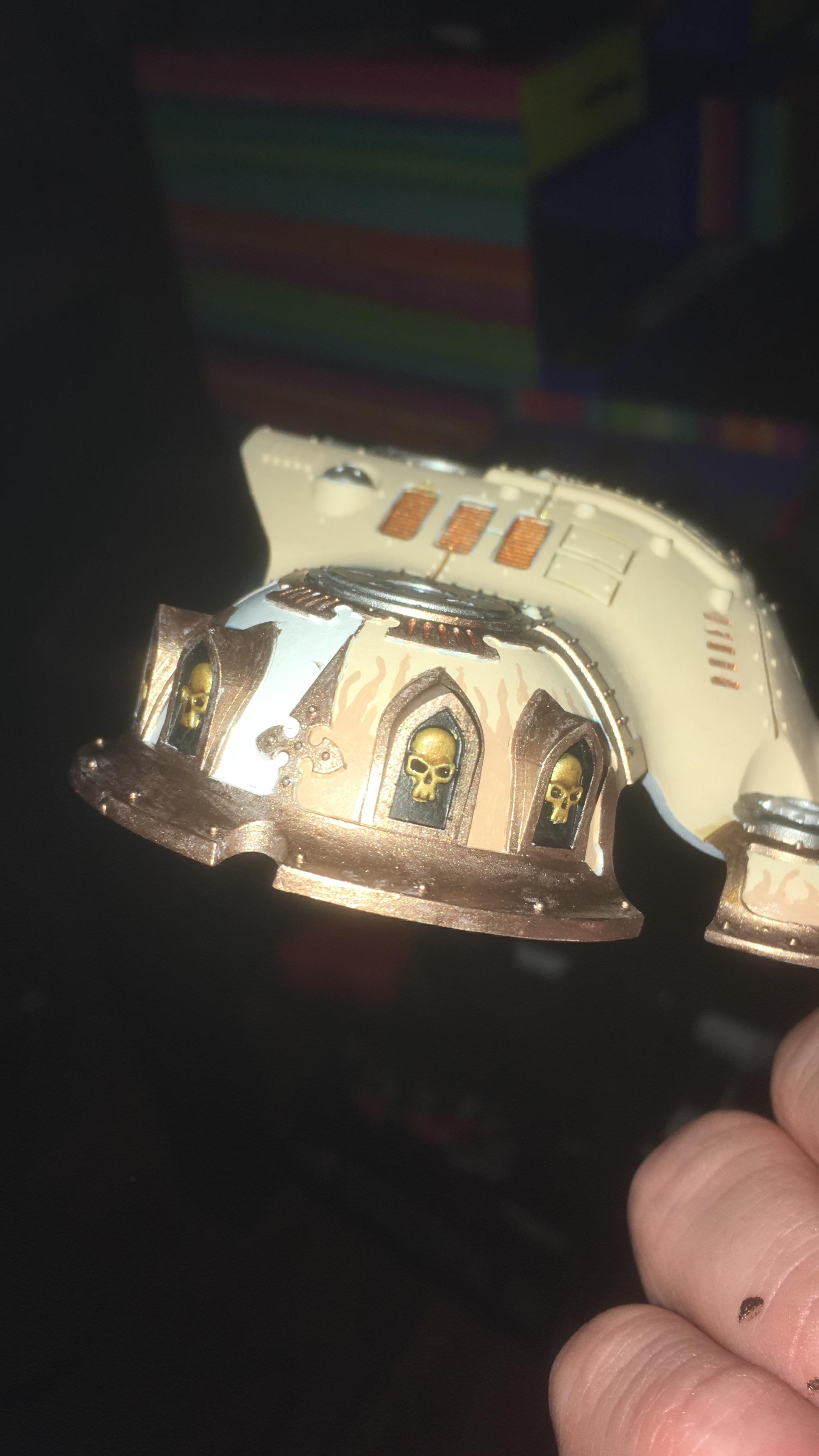 Progress on th carapace armour