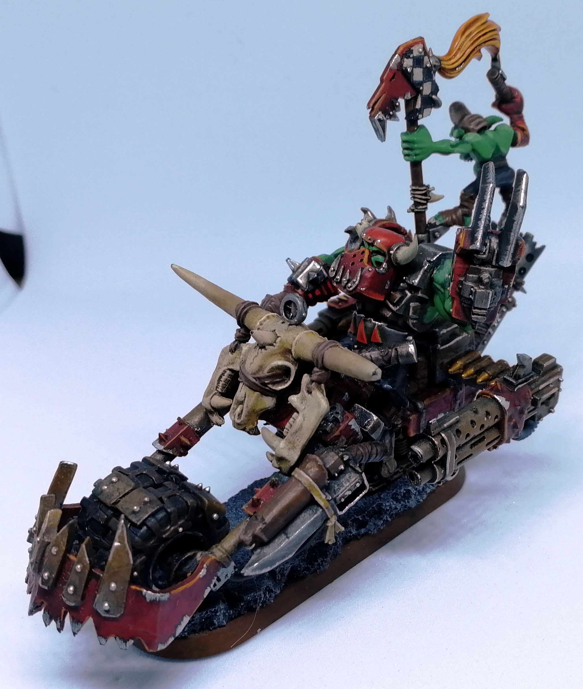 Bike, Evil Sunz, Fast, Orks, Speedfreeks, Waaagh!, Warbike, Warboss, Warhammer 40,000