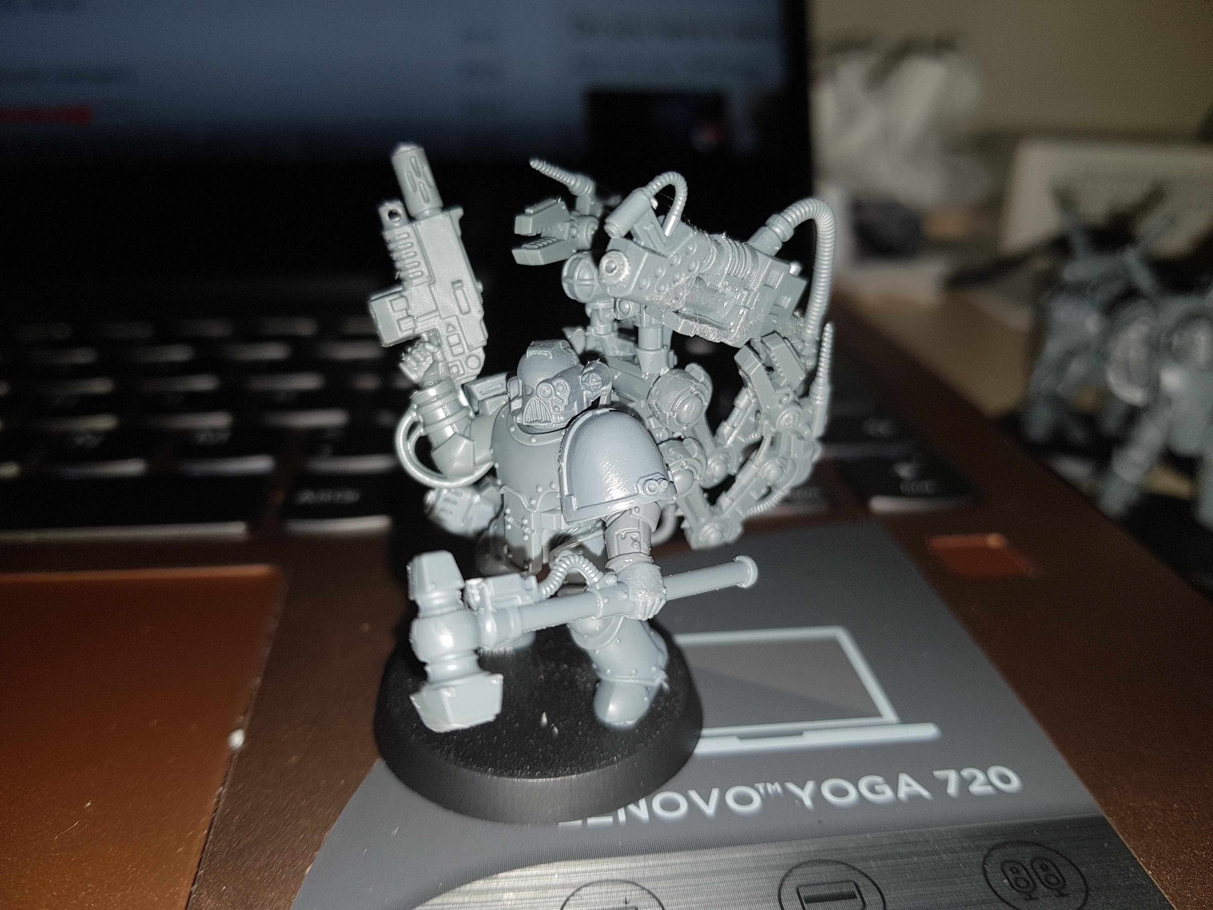 Blood Ravens, Conversion, Deadshot, Martellus, Scratch Build, Space Marines, Techmarine, Work In Progress