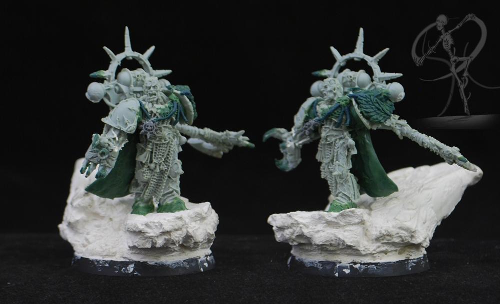 Chaos, Chaos Lord, Chaos Space Marines, Conversion, Greenstuff, Kneadatite, Space Marines