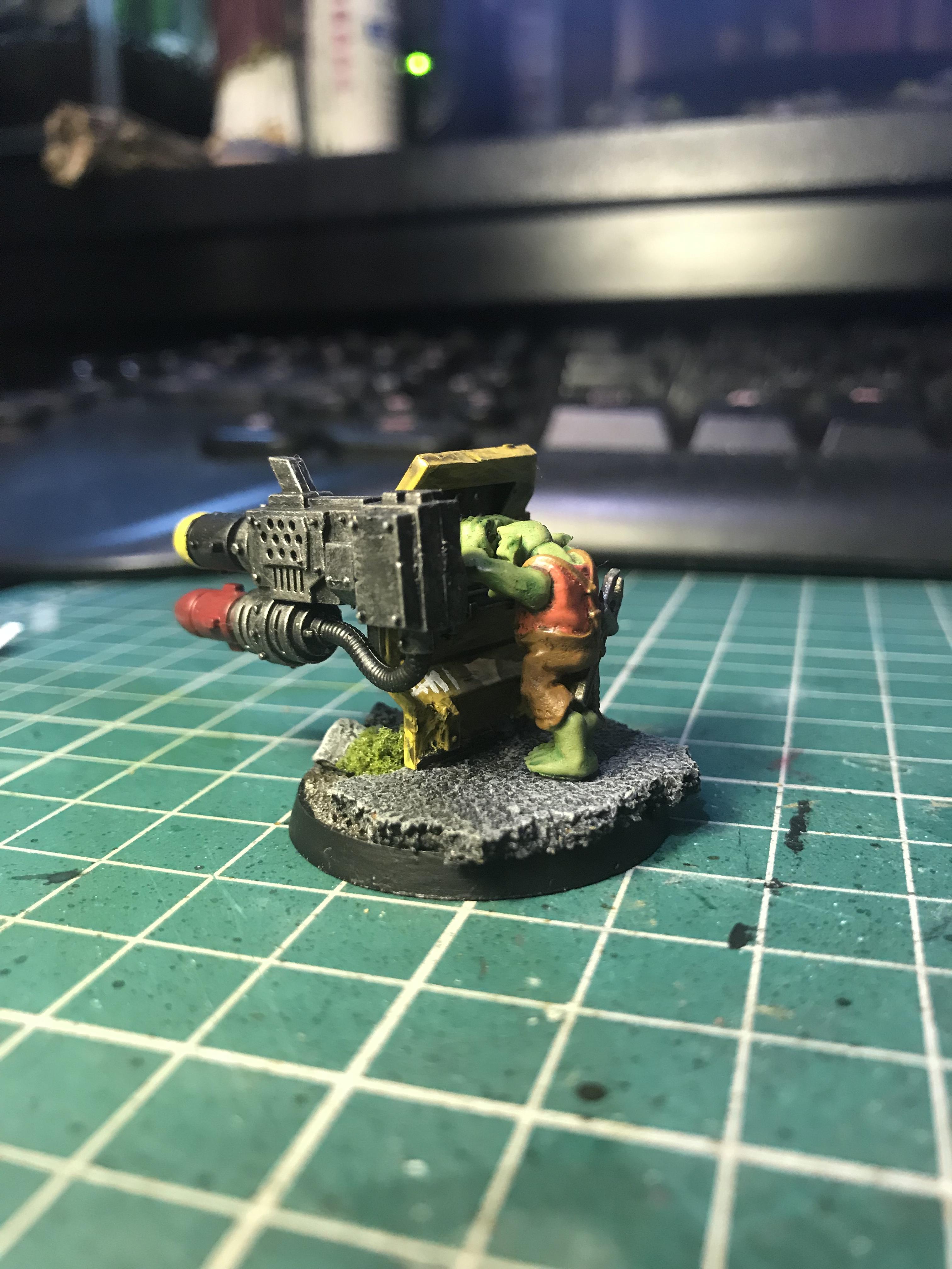 Burna Spanner, Conversion, Gretchin, Grots, Kill Team, Loota Spanner, Orks, Rebel Grots, Rokkit Launcher