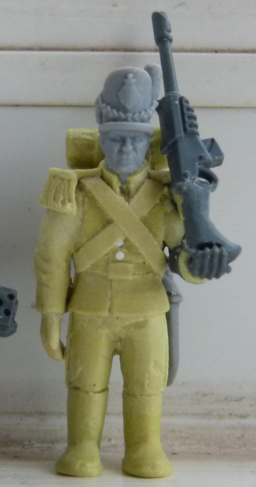 Imperial Guard, Napoleonic, Sculpting