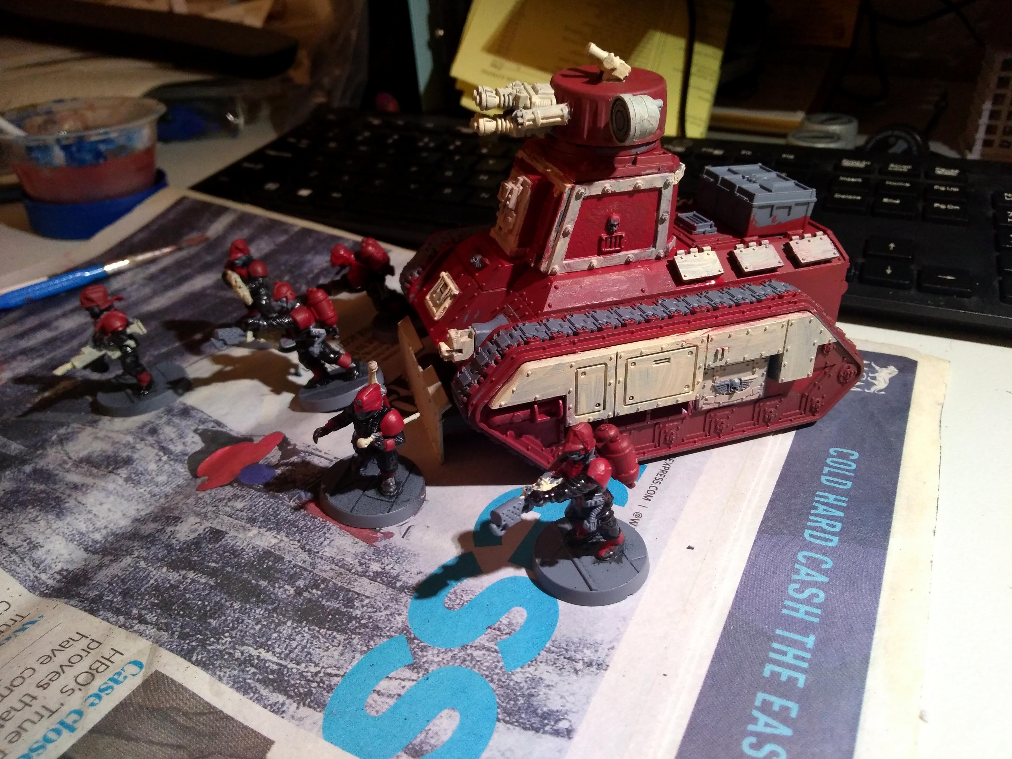 Adeptus Arbites, Flamer, Hellhound, Team