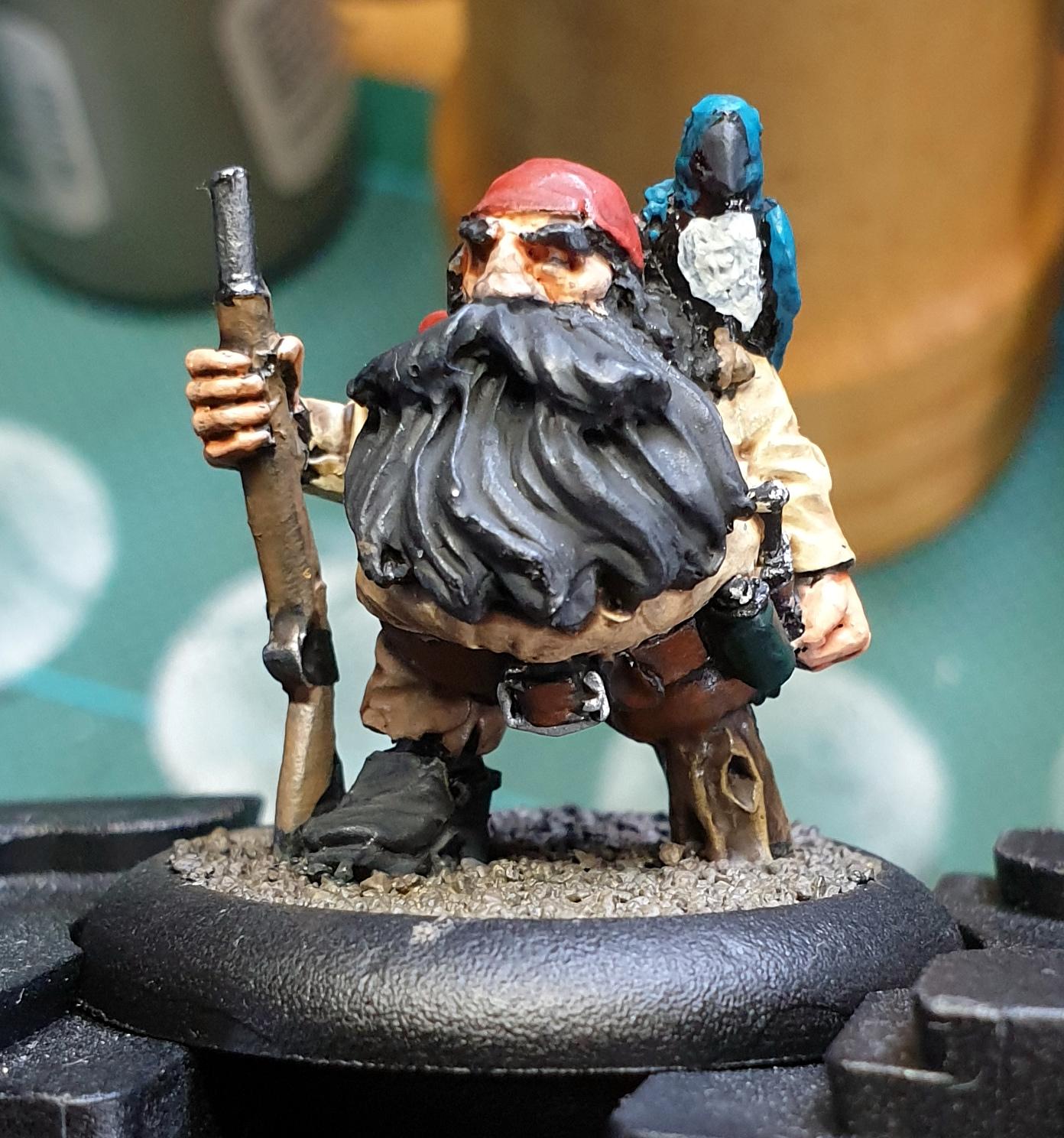 Black Scorpion Miniatures, Dwarves, Pirate, Work In Progress