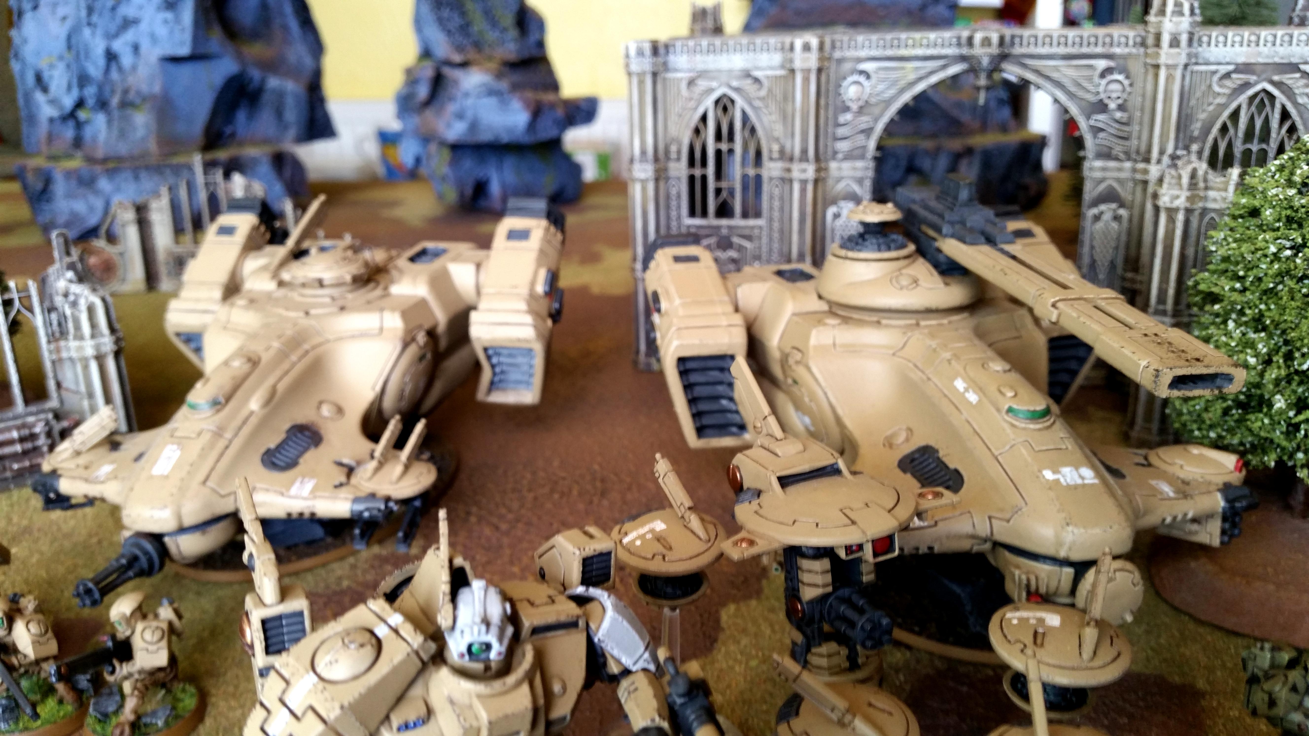 Battle Report, Space Marines, T'pau, Tau