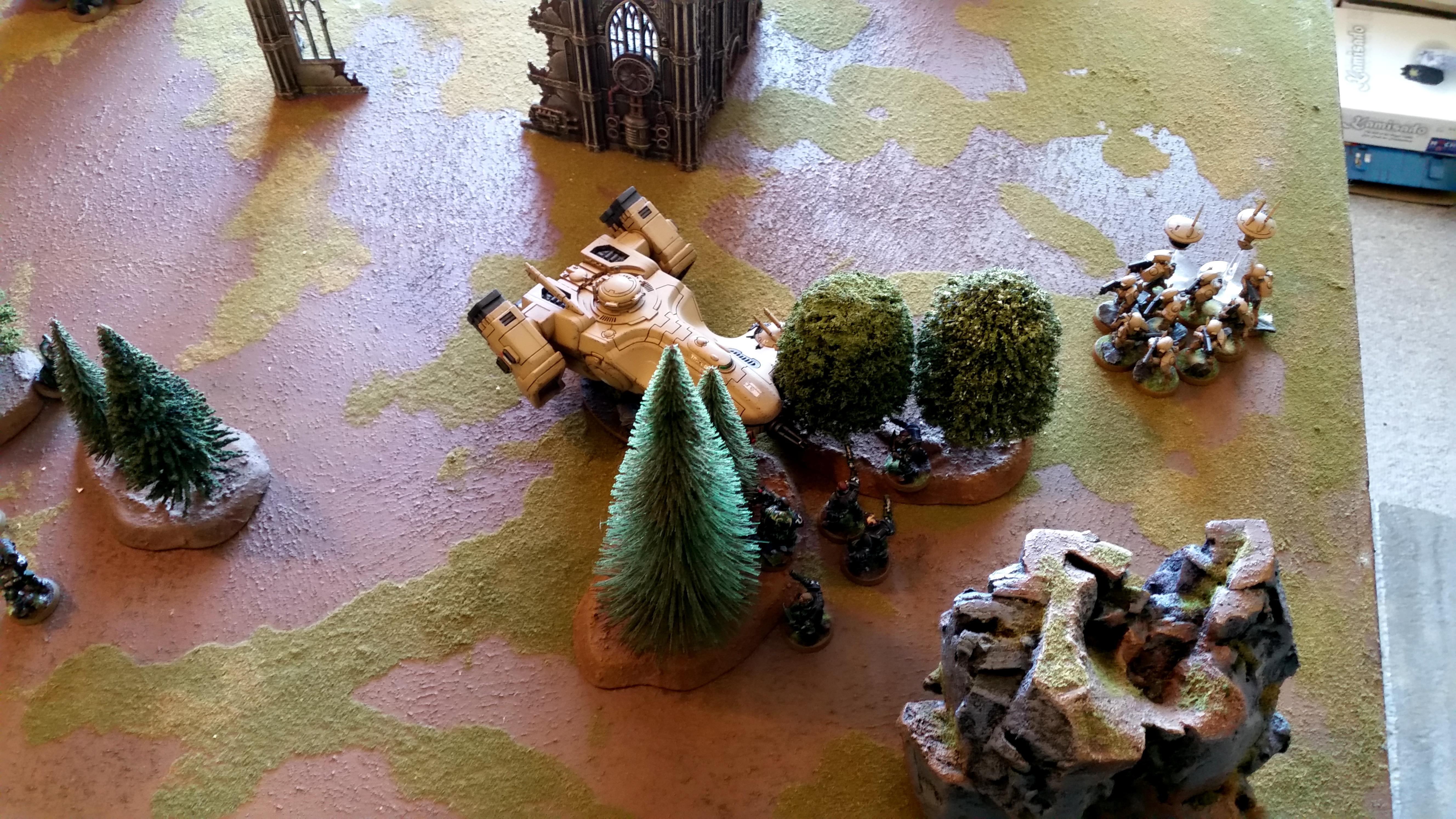 Battle Report, Space Marines, T'pau, Tau