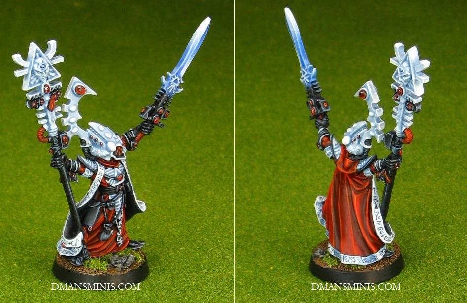 Eldar OOP Eldrad Ulthran painted Saim-Hann colors