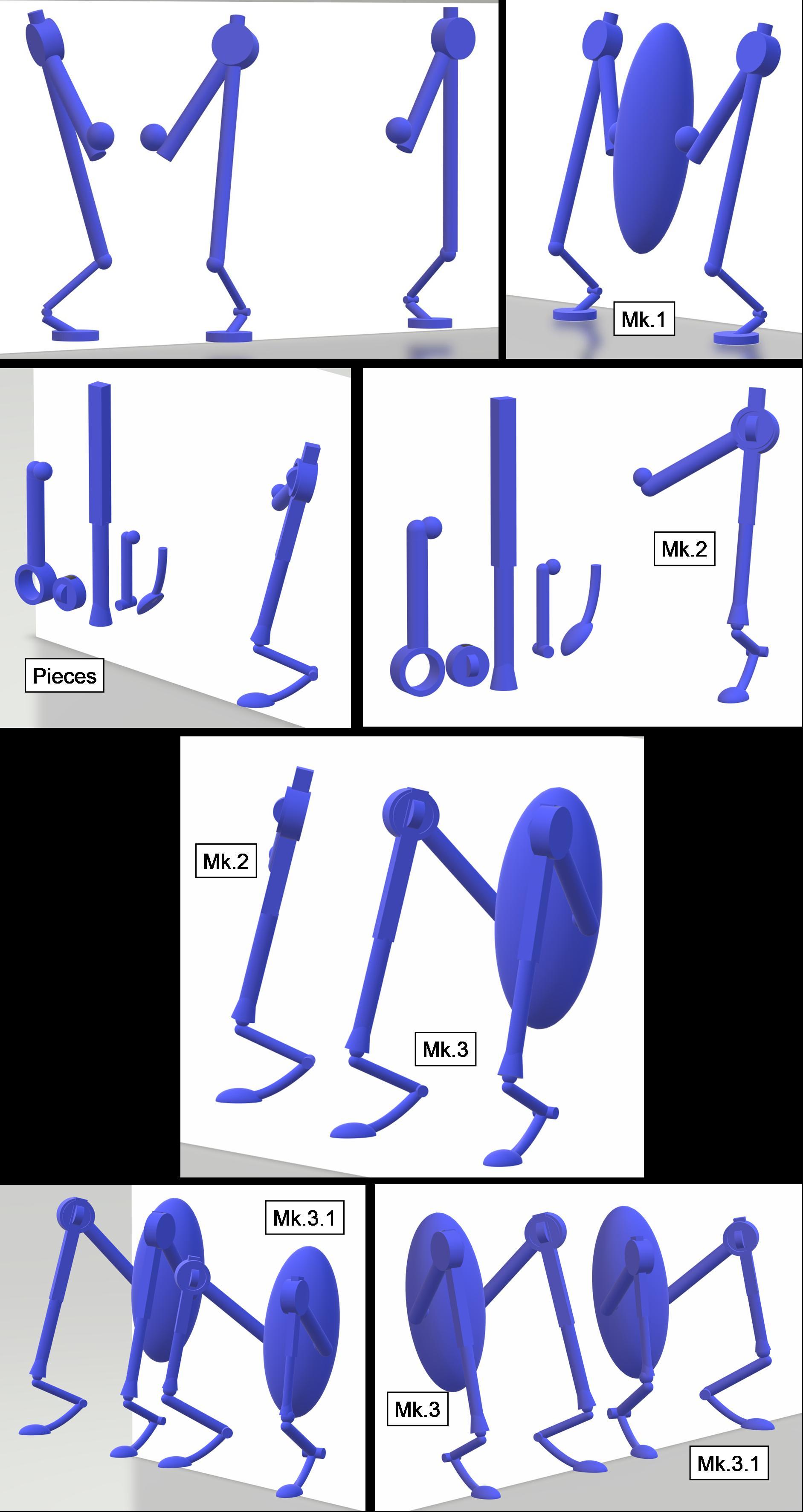 Bloat drone tripod concept sketches 1
