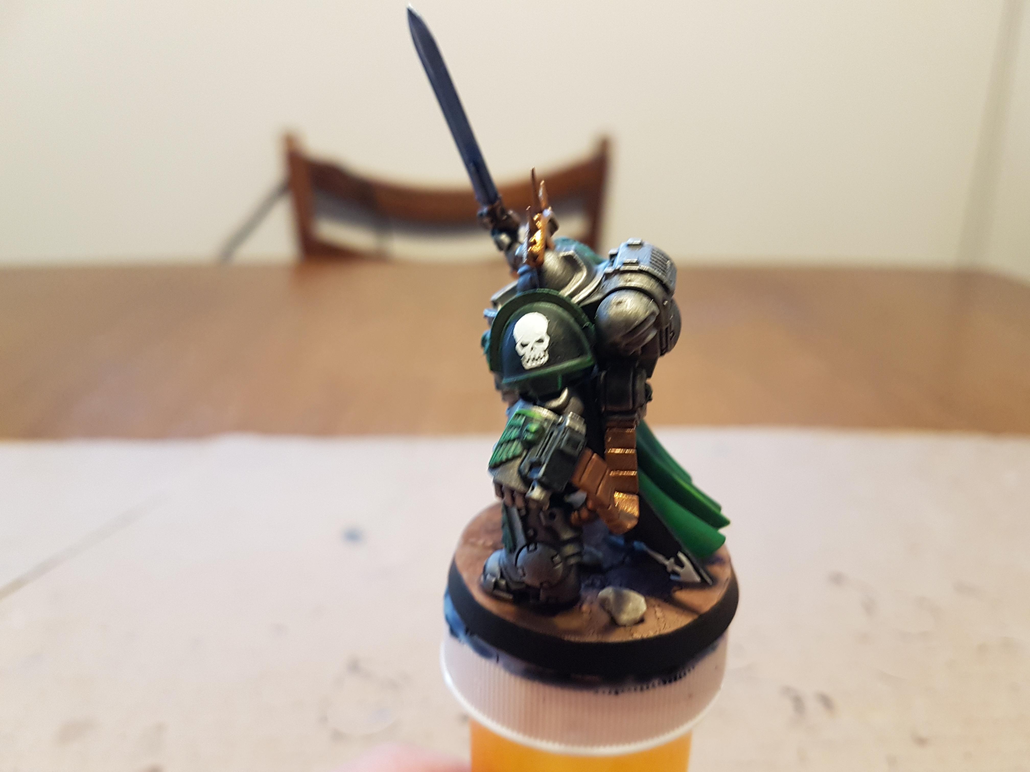 Boltstorm Gauntlet, Captain, Cloak, Doom Legion, Gravis Armor, Iron Halo, Master-crafted Power Sword, Power Sword, Primaris, Primaris Captain