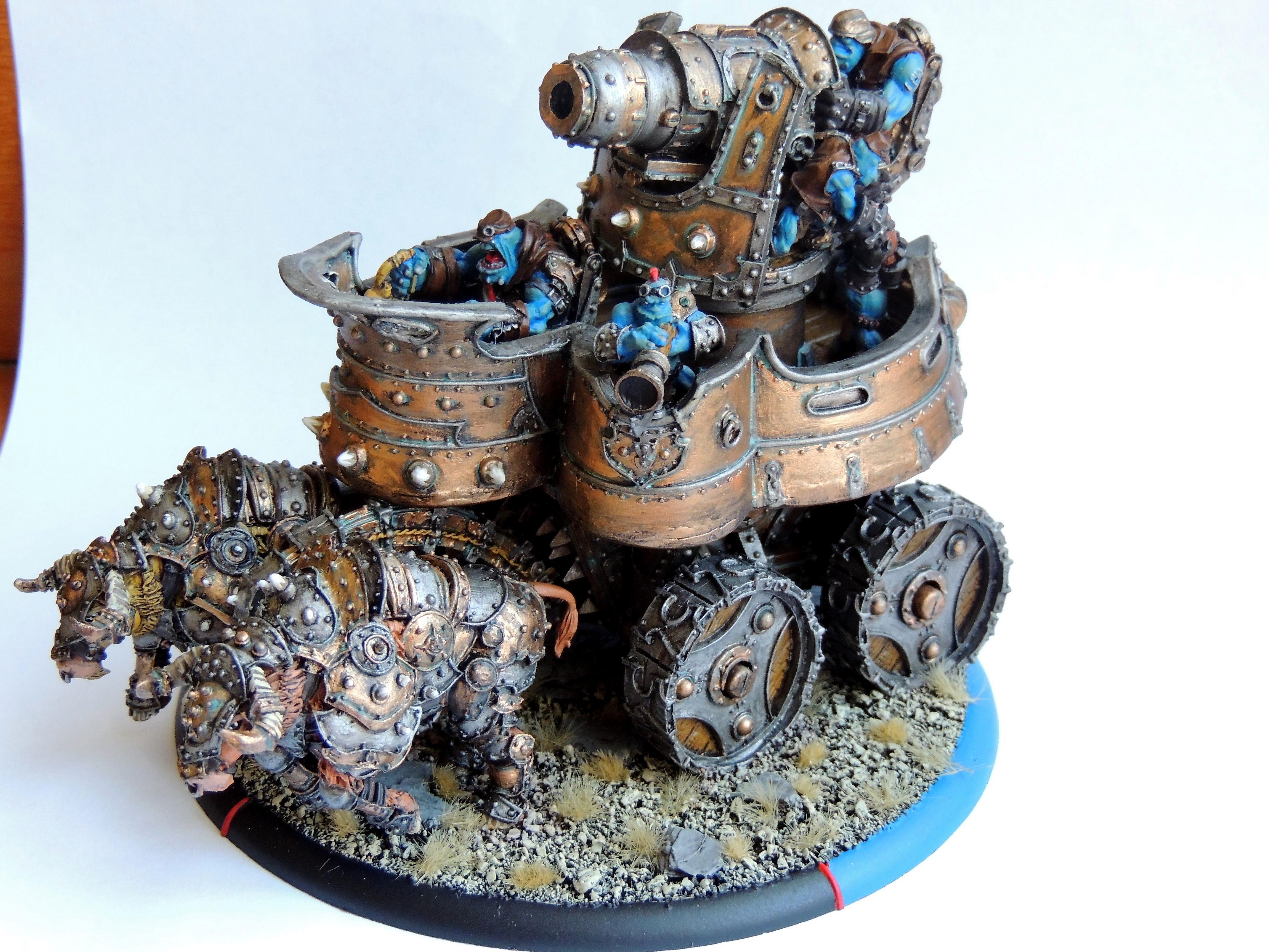 Battle Engine, Hordes, Trollbloods, Trollkin, War Wagon, Warmachine