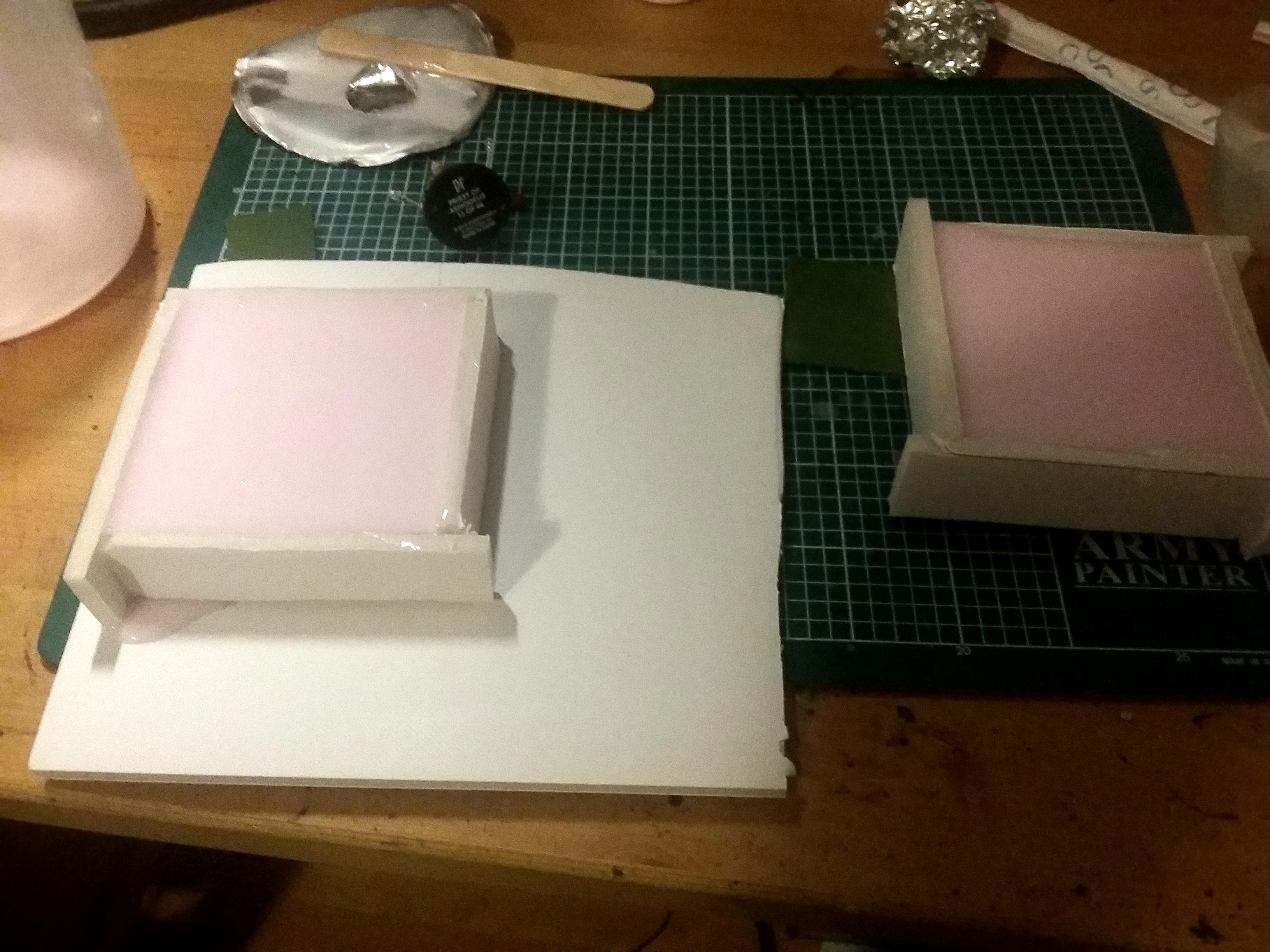 Silicone setting