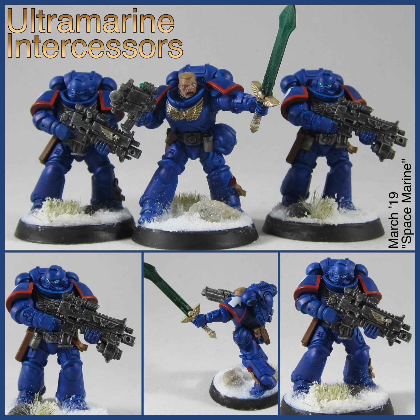 Intercessors, Primaris, Space Marines, Ultramarines