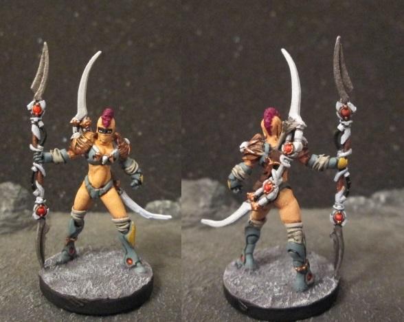 Asterian, Barbarian, Deadzone, Female, Kalyshi, Mantic, Warpath