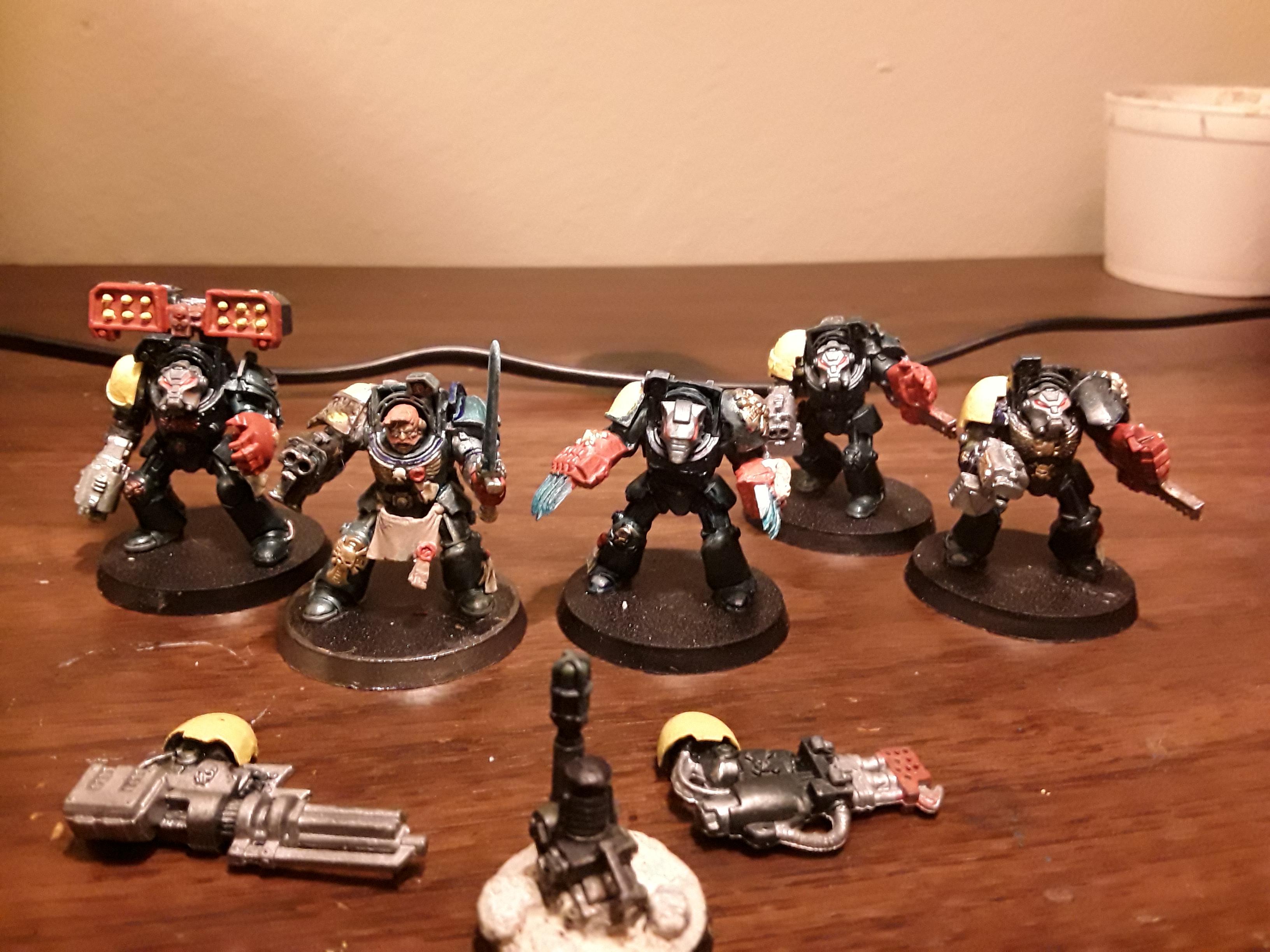 then I painted these