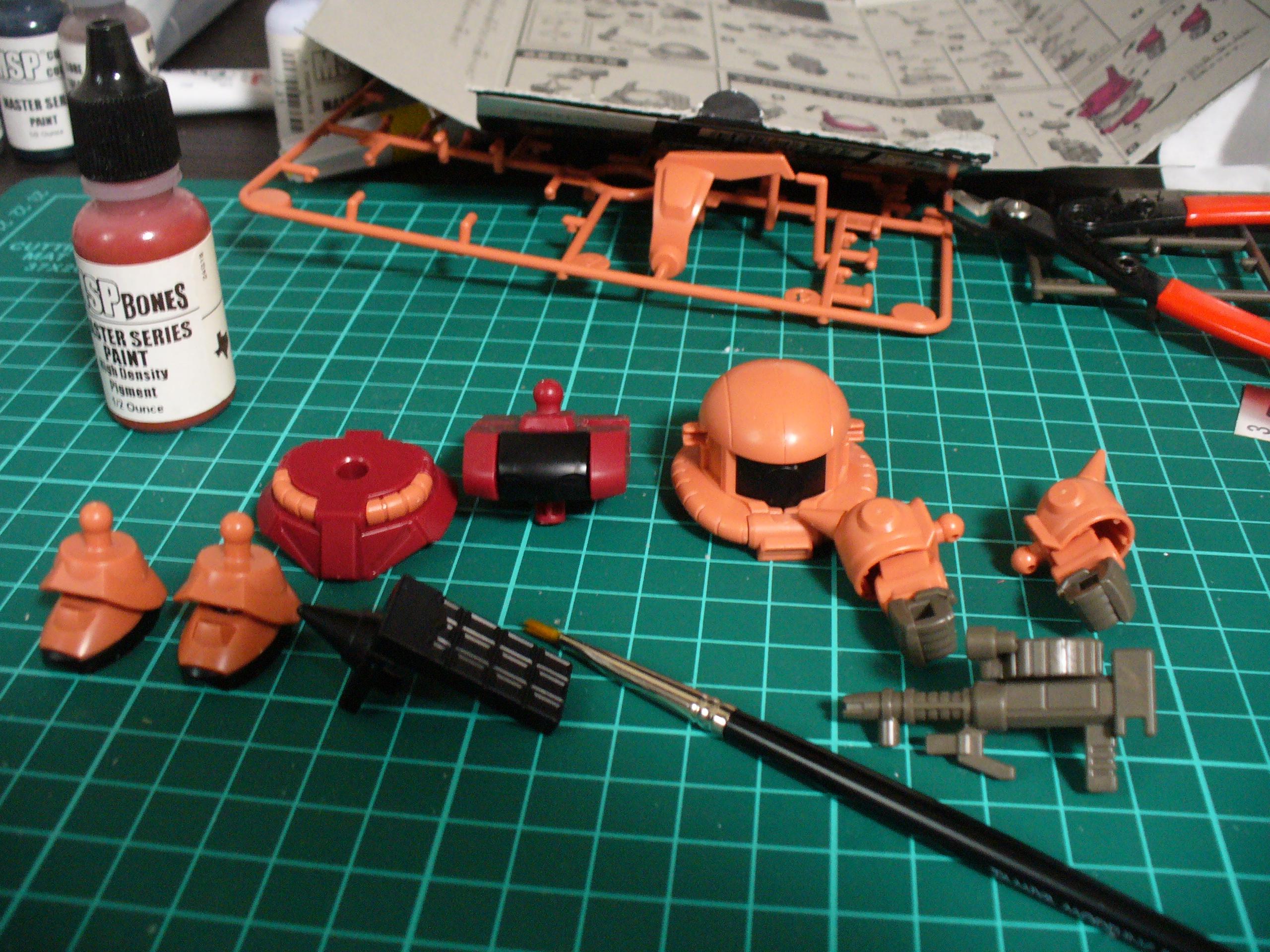 Chibi, Gundam, Gunpla, Sd, Zaku