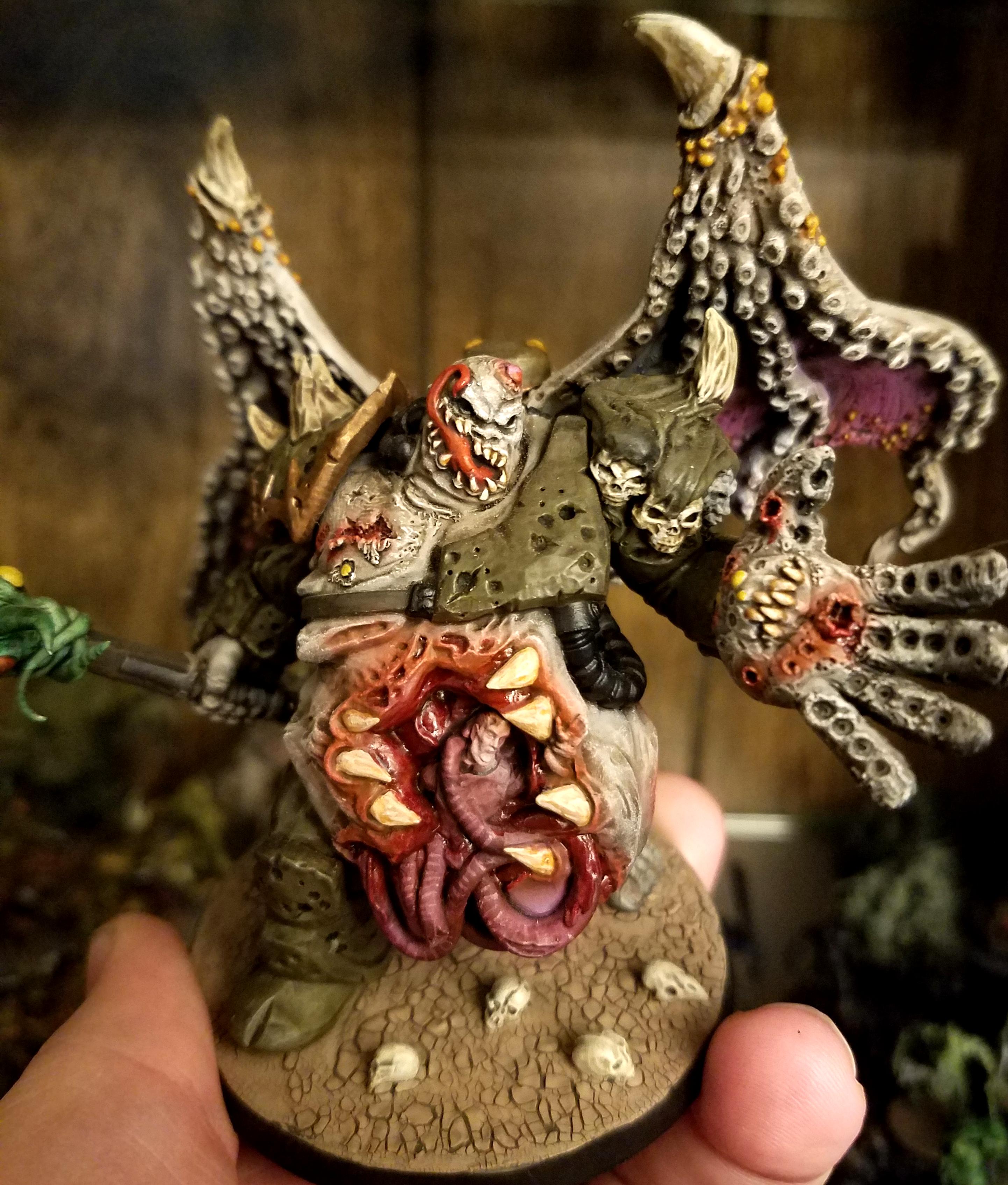 Chaos, Daemon Prince, Daemons, Gluttony, Nurgle, Warhammer 40,000, Winged