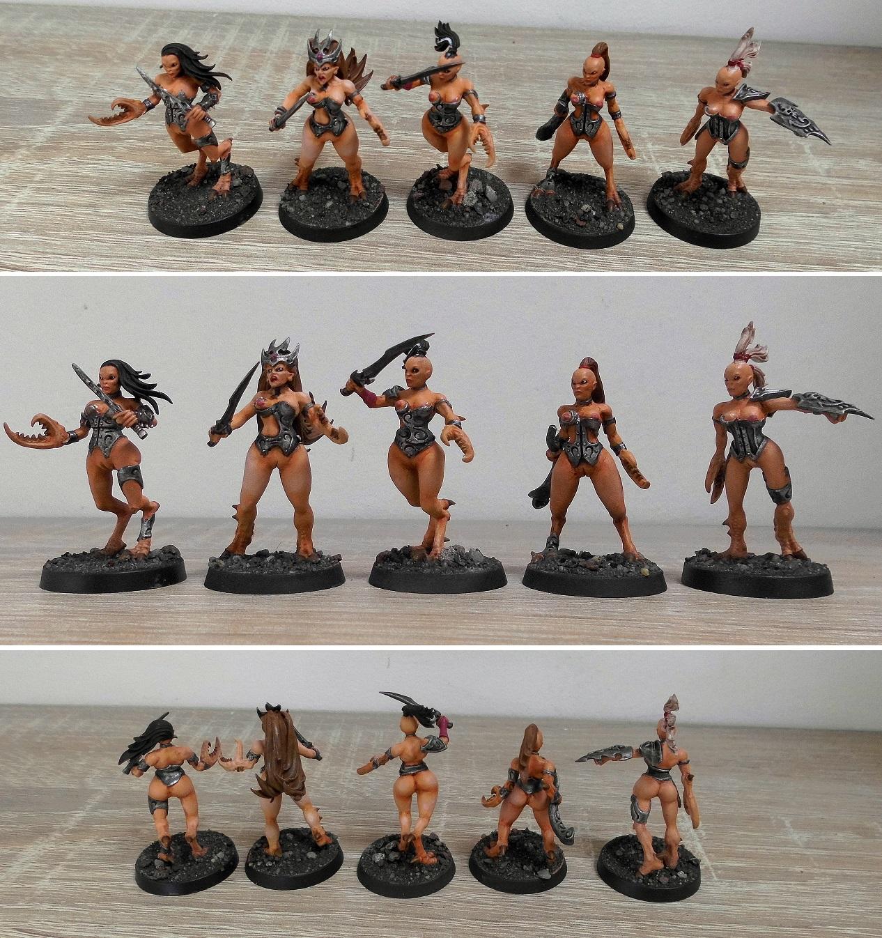 Chaos, Daemonettes, Daemons, Female, Flesh Tone, Nsfw, Slaanesh, Warhammer 40,000
