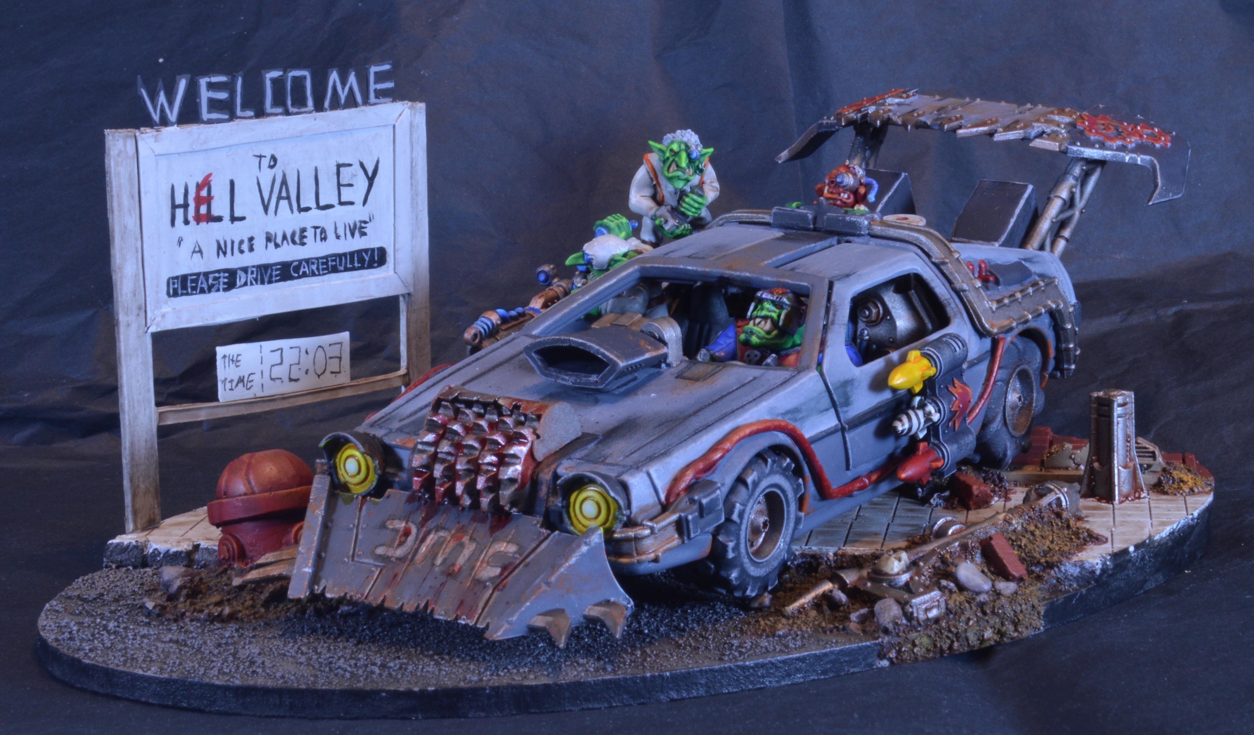 Conversion, Delorean, Ork Shokkjump Delorean, Orks, Rk Shokkjump Dragsta